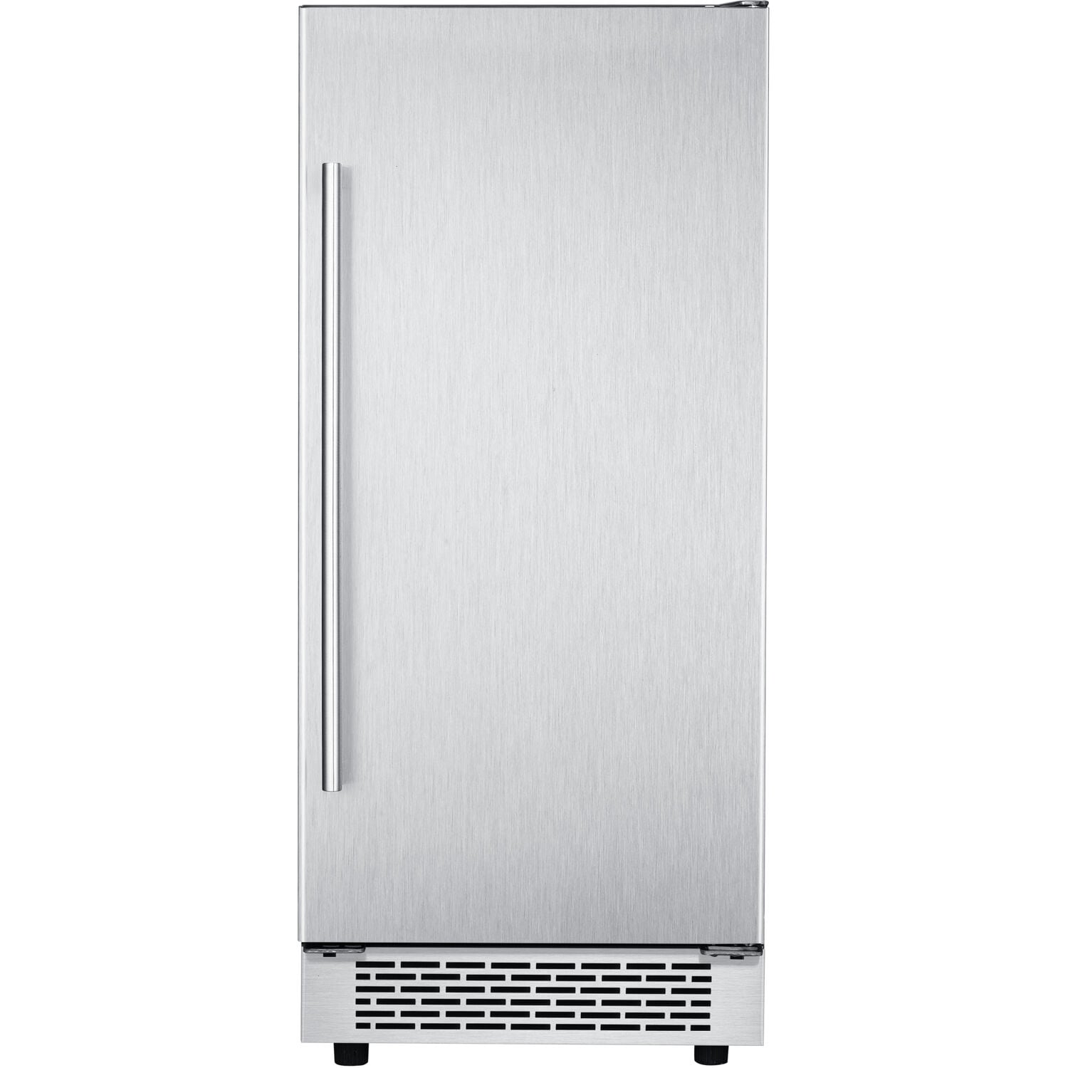 KitchenAid 22.8-lb Drop-down Door Built-In Cubed Ice Maker (Stainless Steel  with Printshield) in the Ice Makers department at