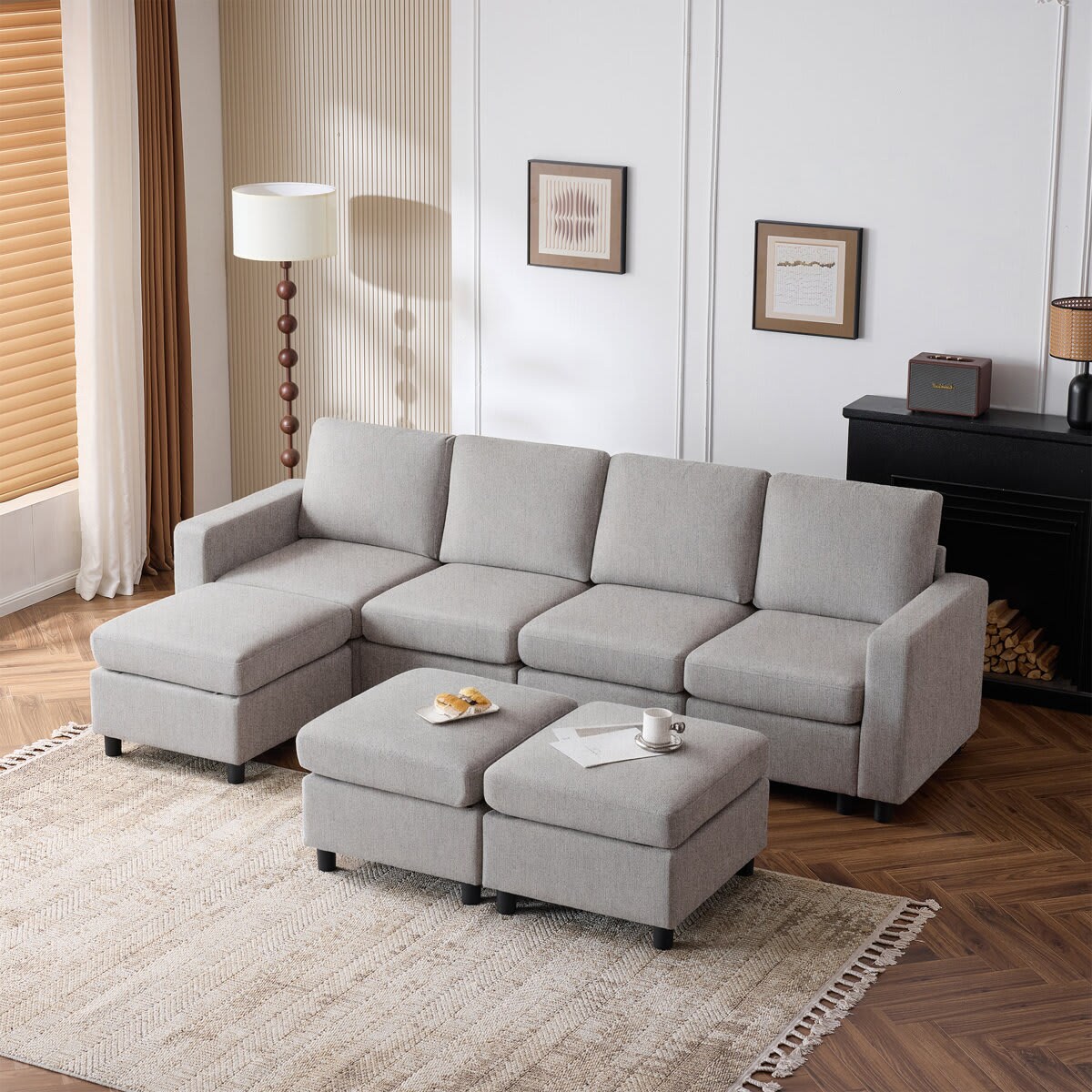 U-HOMY WJ-192LG-HM Sofas-Loveseats - View #2
