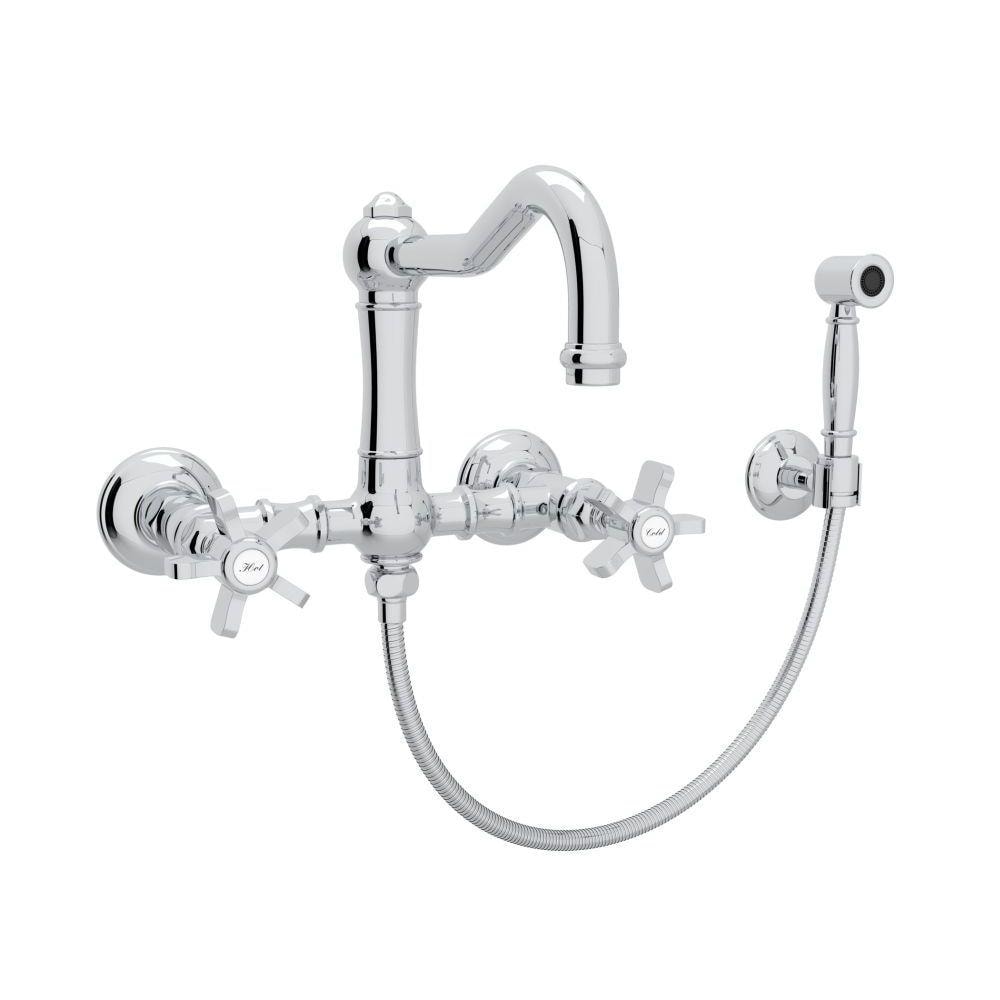 Rohl ROHL WALL KITCH FCT AND SPRAY PC In The Kitchen Faucets Department   08612581 