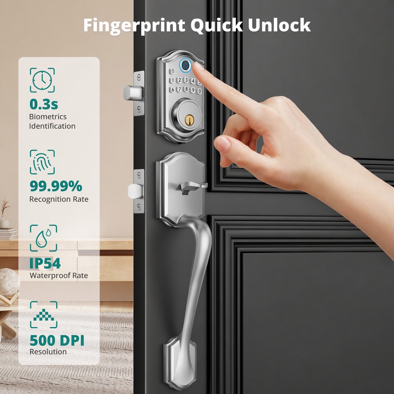 AOIZGMY LAZ0717Z030 Electronic-Door-Locks - View #2