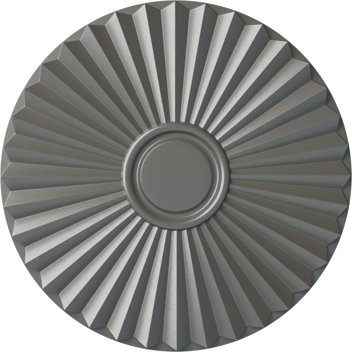 Ekena Millwork CM20SHSLS Shakuras 19.75-in W x 19.75-in L Silver Polyurethane Ceiling Medallion