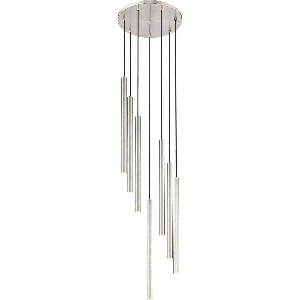 Z-Lite 919MP24-7R-BN-LED 919MP24-7R-BN-LED Forest Chandelier Brushed Nickel