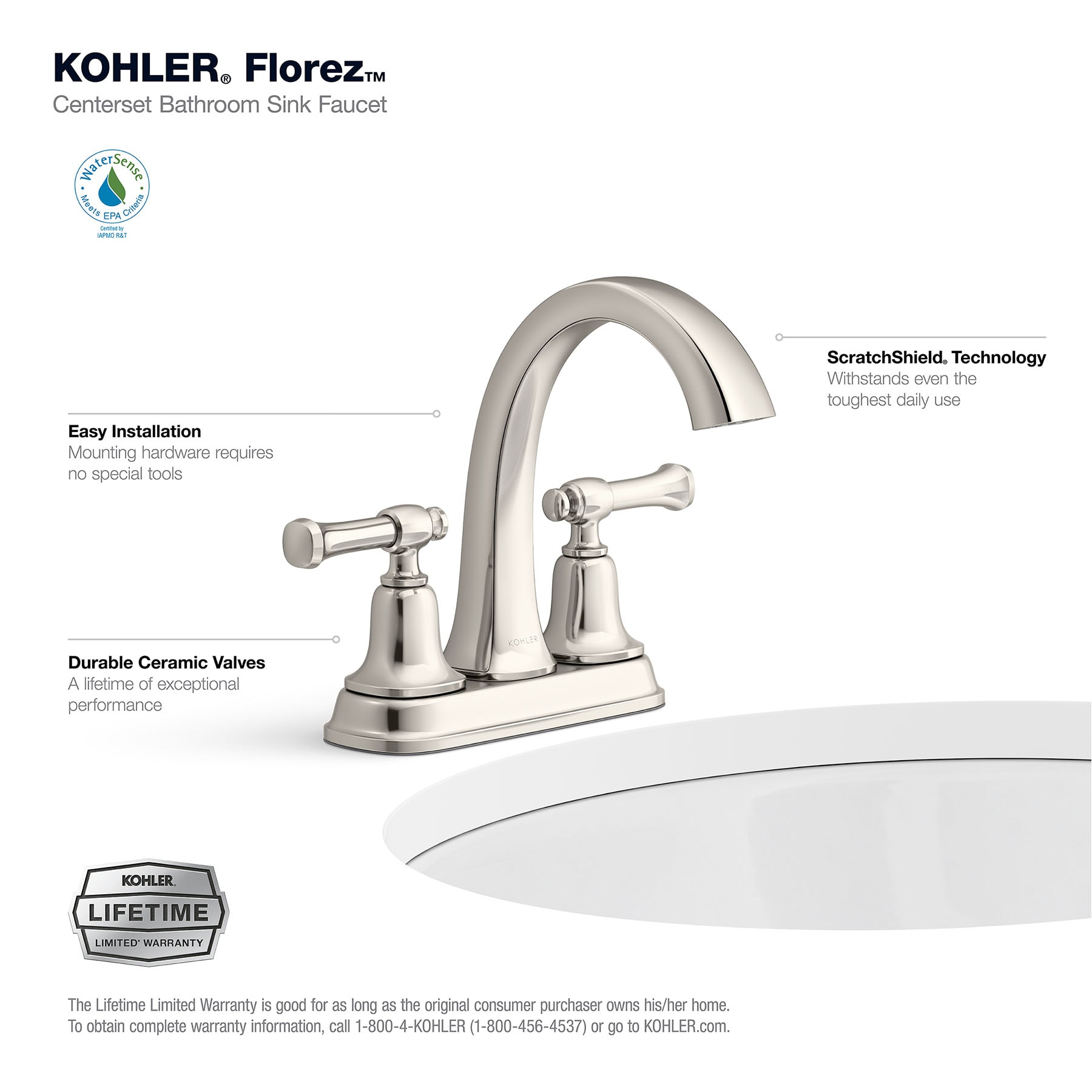KOHLER R27818-4D-SN Lavatory-Faucets - View #5