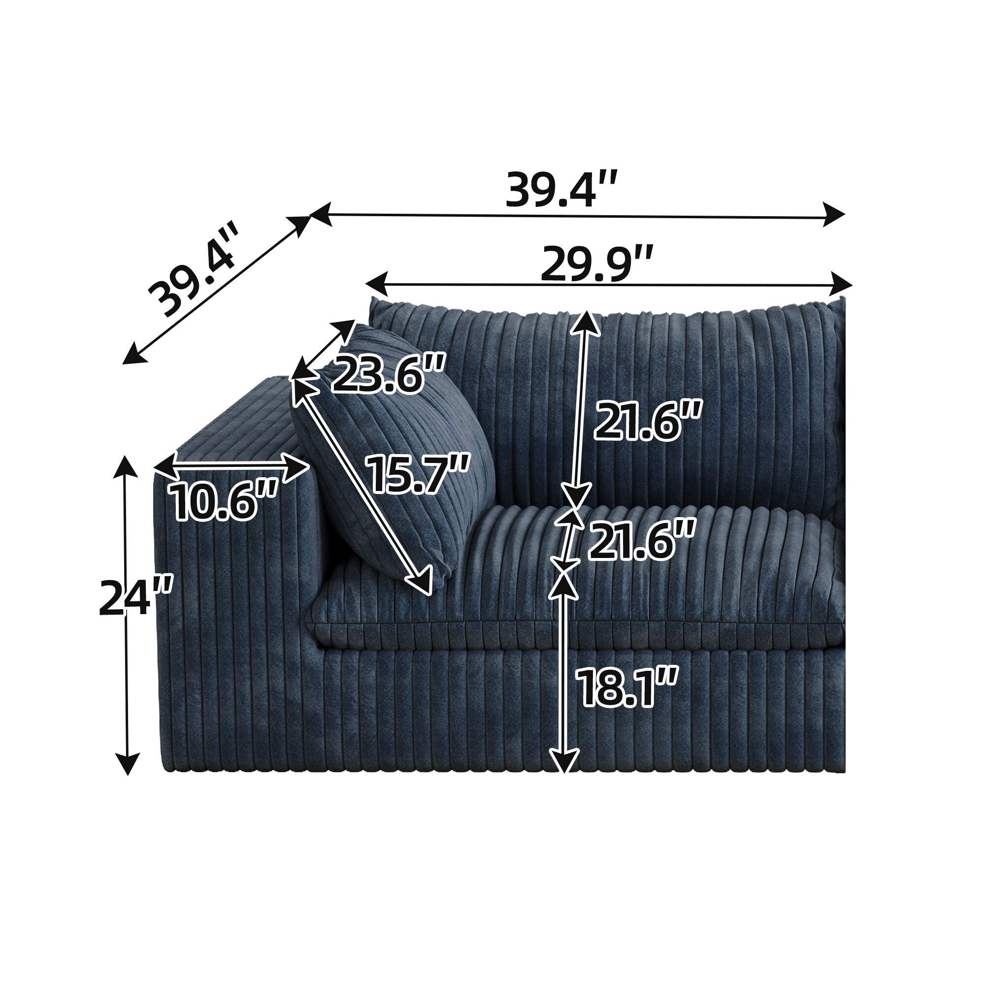 Vynxaria LS0515-W2824P324529 Sofas-Loveseats - View #3