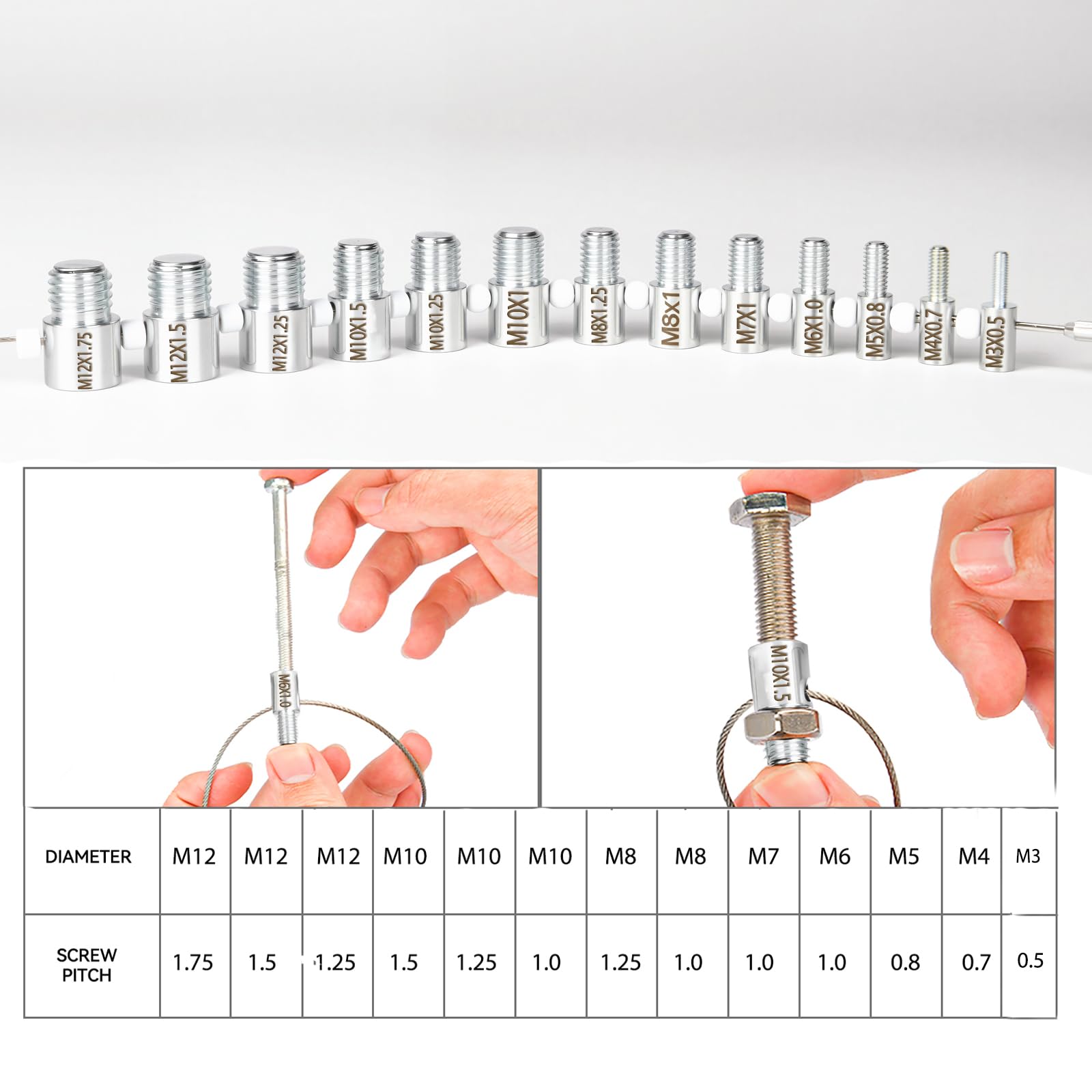 Misopily LMS0729M068 Standard-Sae-Thread-Guages - View #5