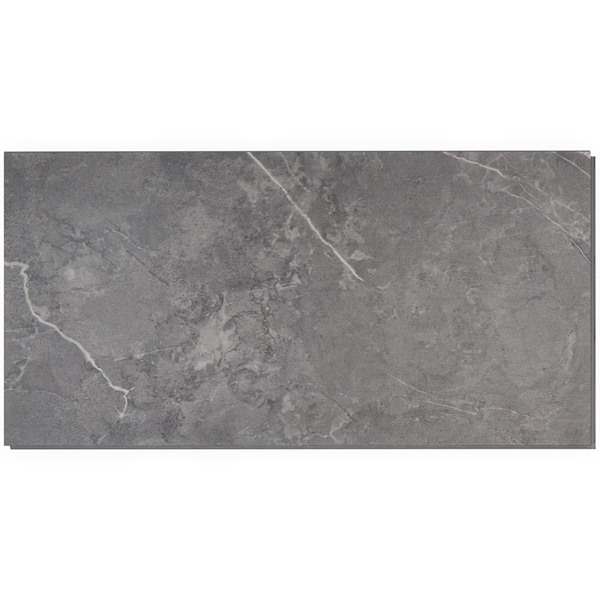 12" x 24" x 5mm Luxury Vinyl Tile Rigid Click-Lock Luxury Vinyl Tile Flooring (28.04 Sq. Ft. / Case)