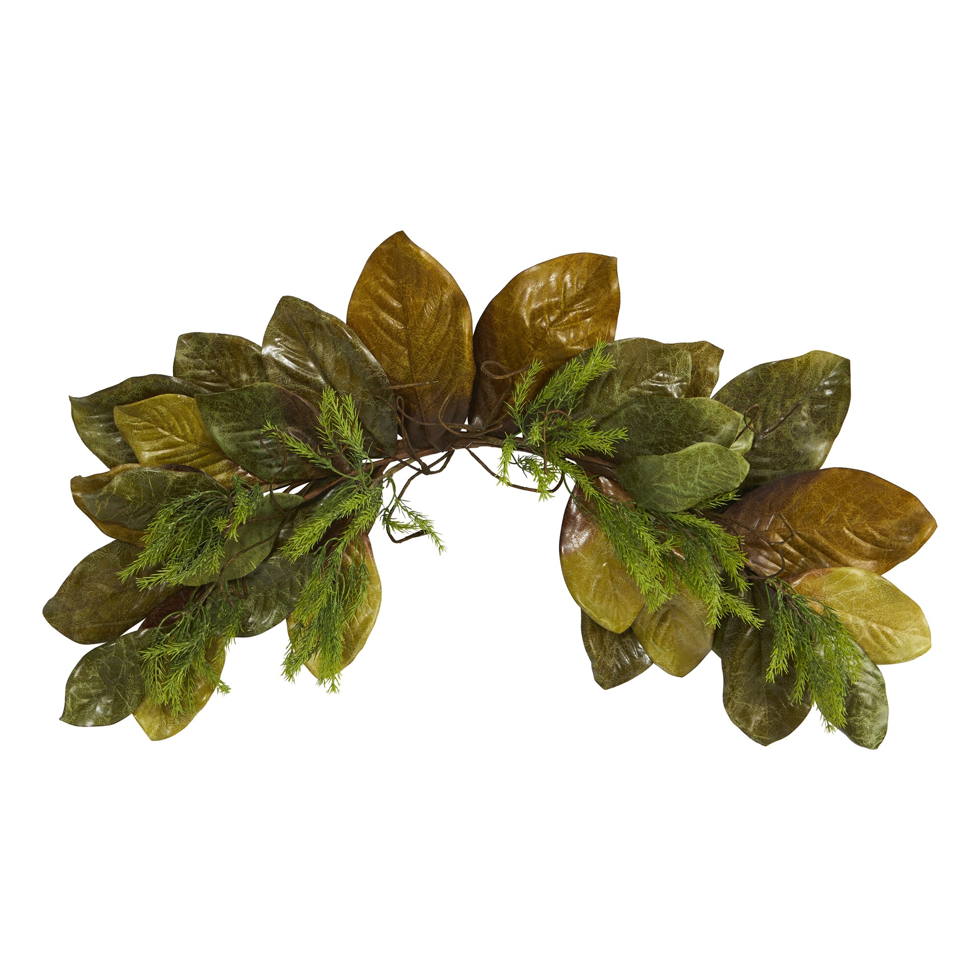 Nearly Natural 3-ft Leaves Artificial Swag in the Fall Wreaths