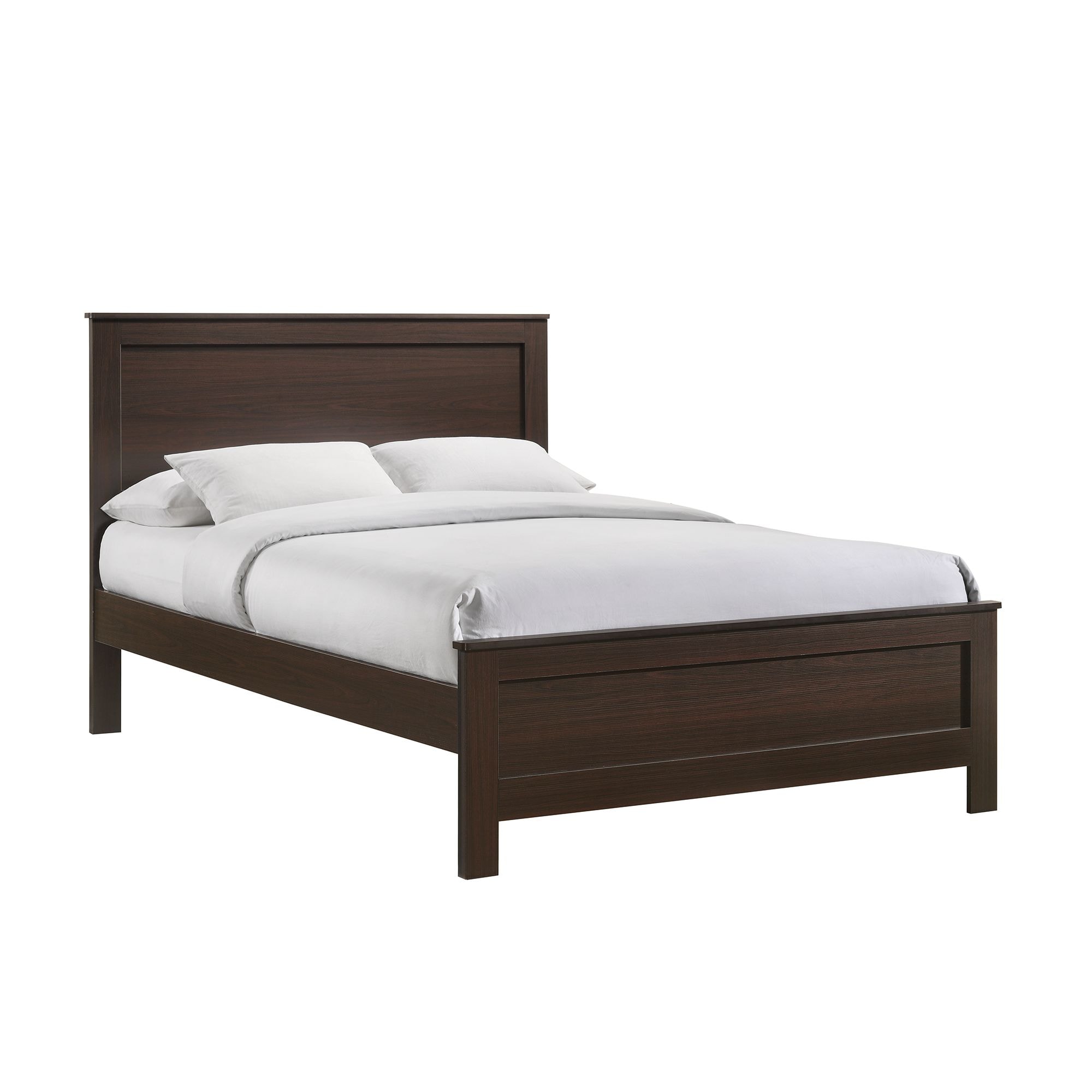 Picket House Furnishings Full Espresso Panel Bed with Headboard