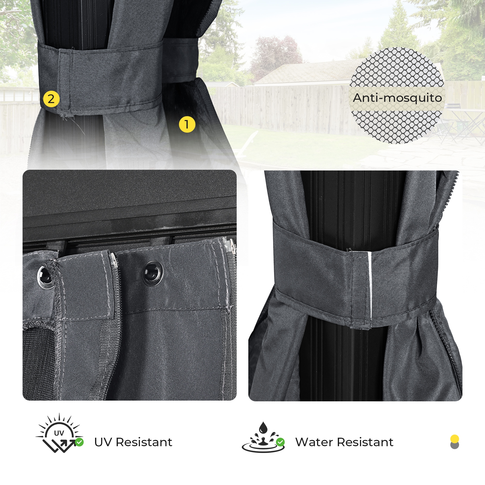  CP-ZPTPS1216-H-WL2 Wood-Resin-Gazebos - View #4