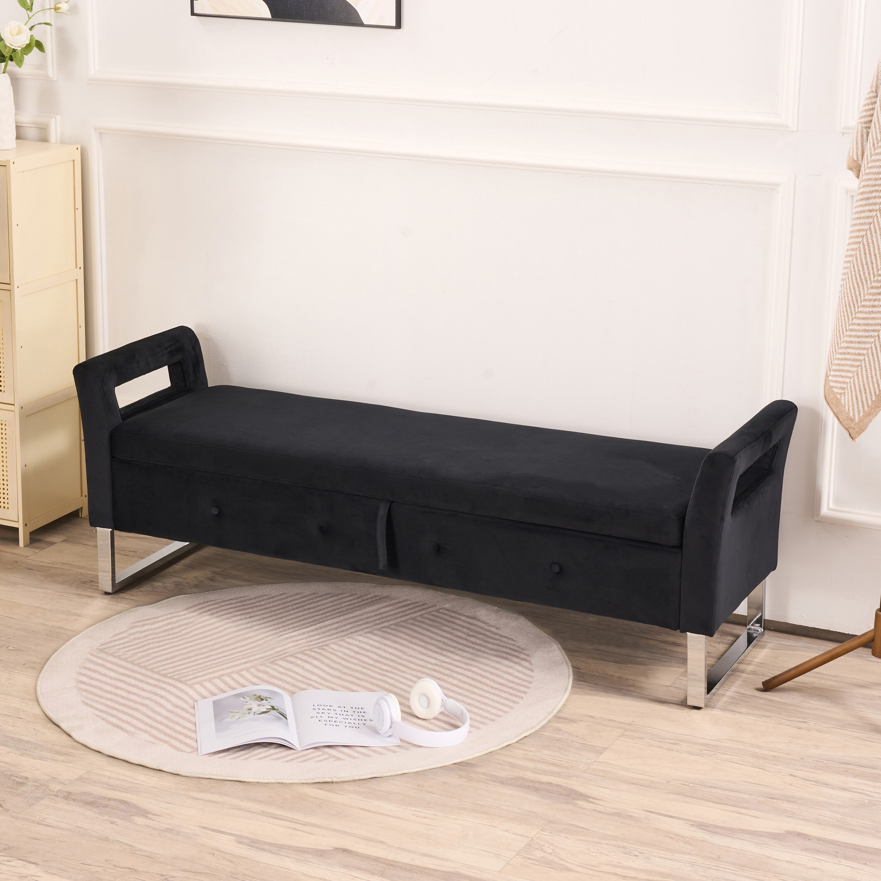 Hrinhom HC-S4113-BLACK bench - View #3