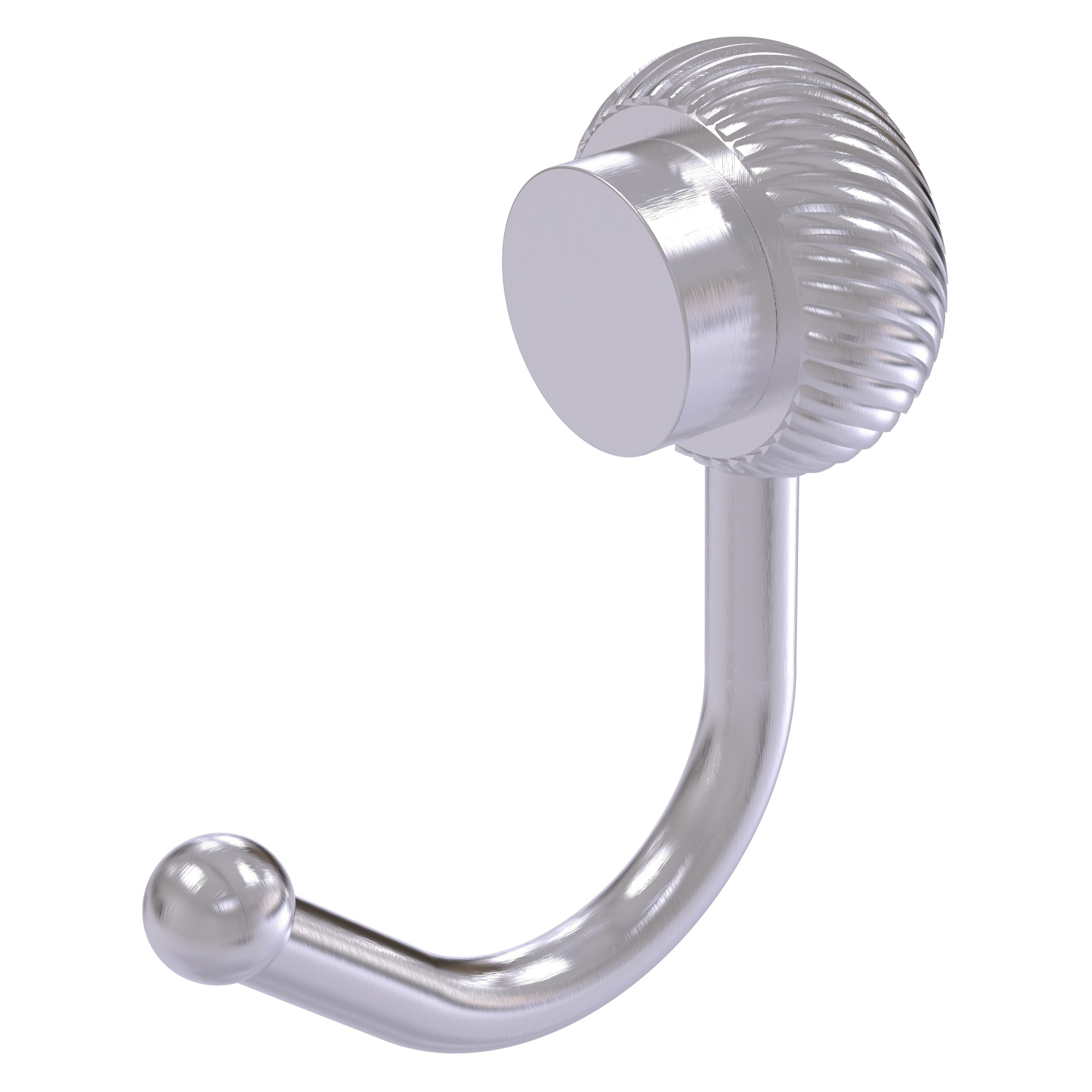 Allied Brass 420T-SCH Venus Satin Chrome Single -Hook Wall mount Towel Hook