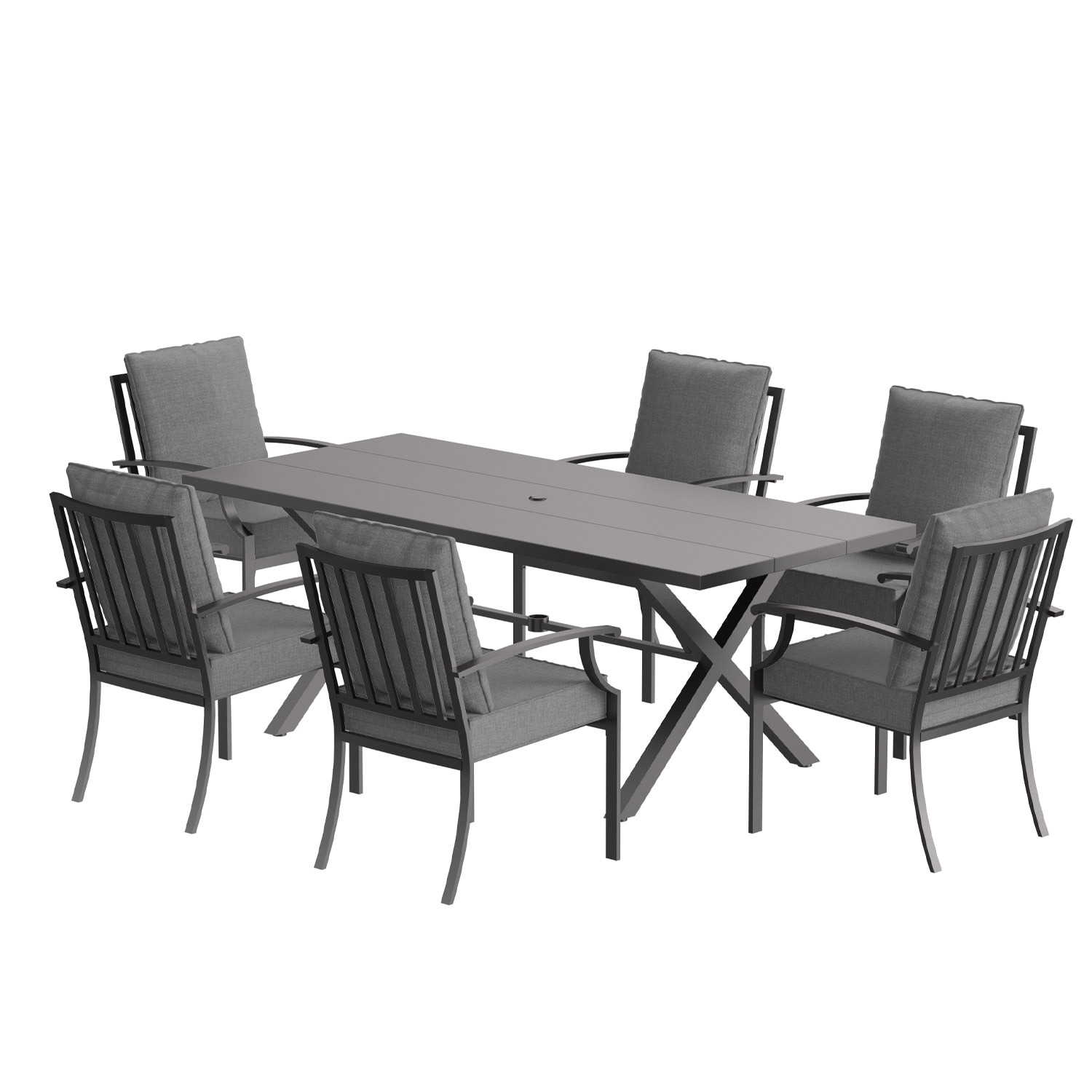 ALAULM LS-6DM-GREY Patio-Dining-Sets - View #8