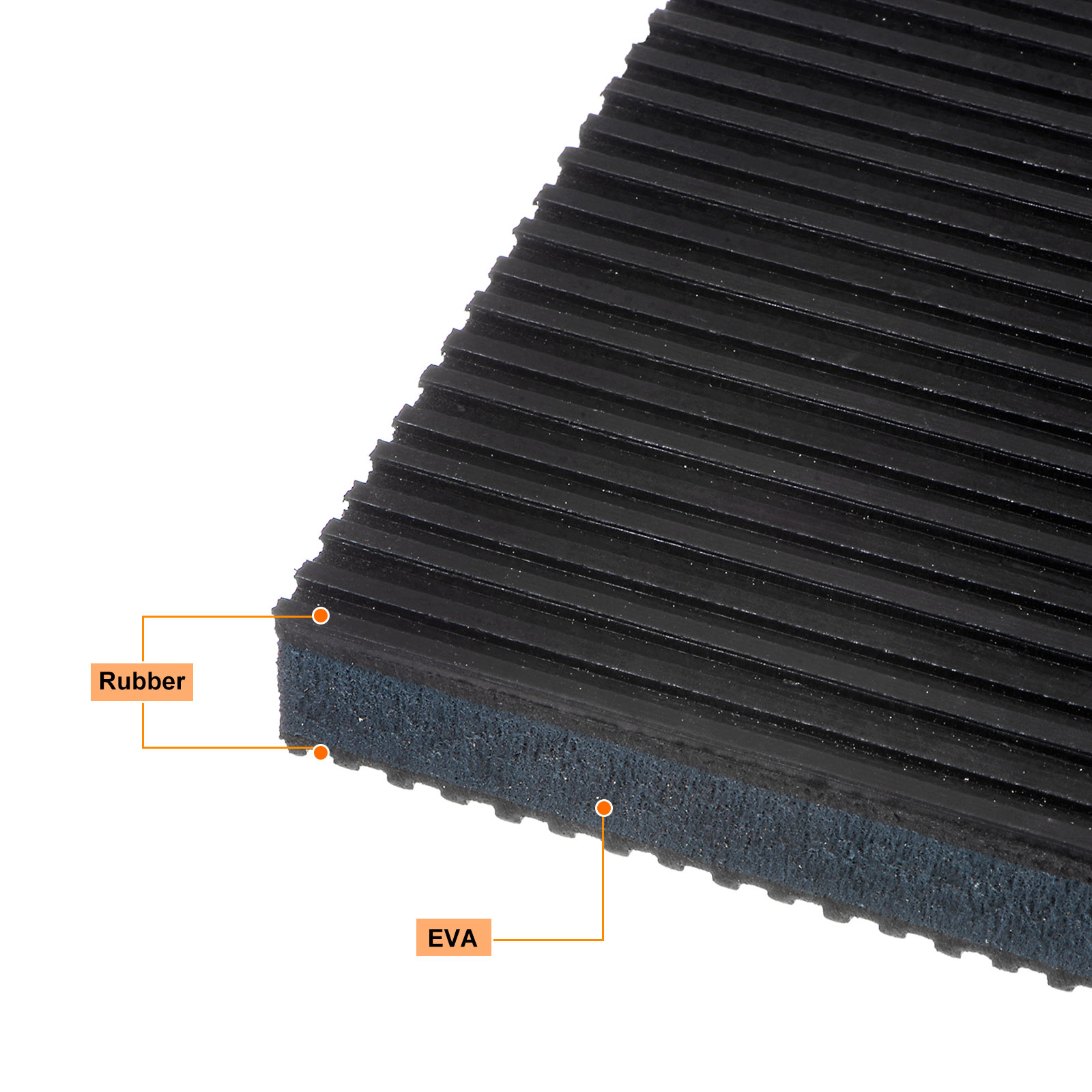 QUARKZMAN 4 stuks rubberen anti-vibratiekussens, 2 inch x 2 inch