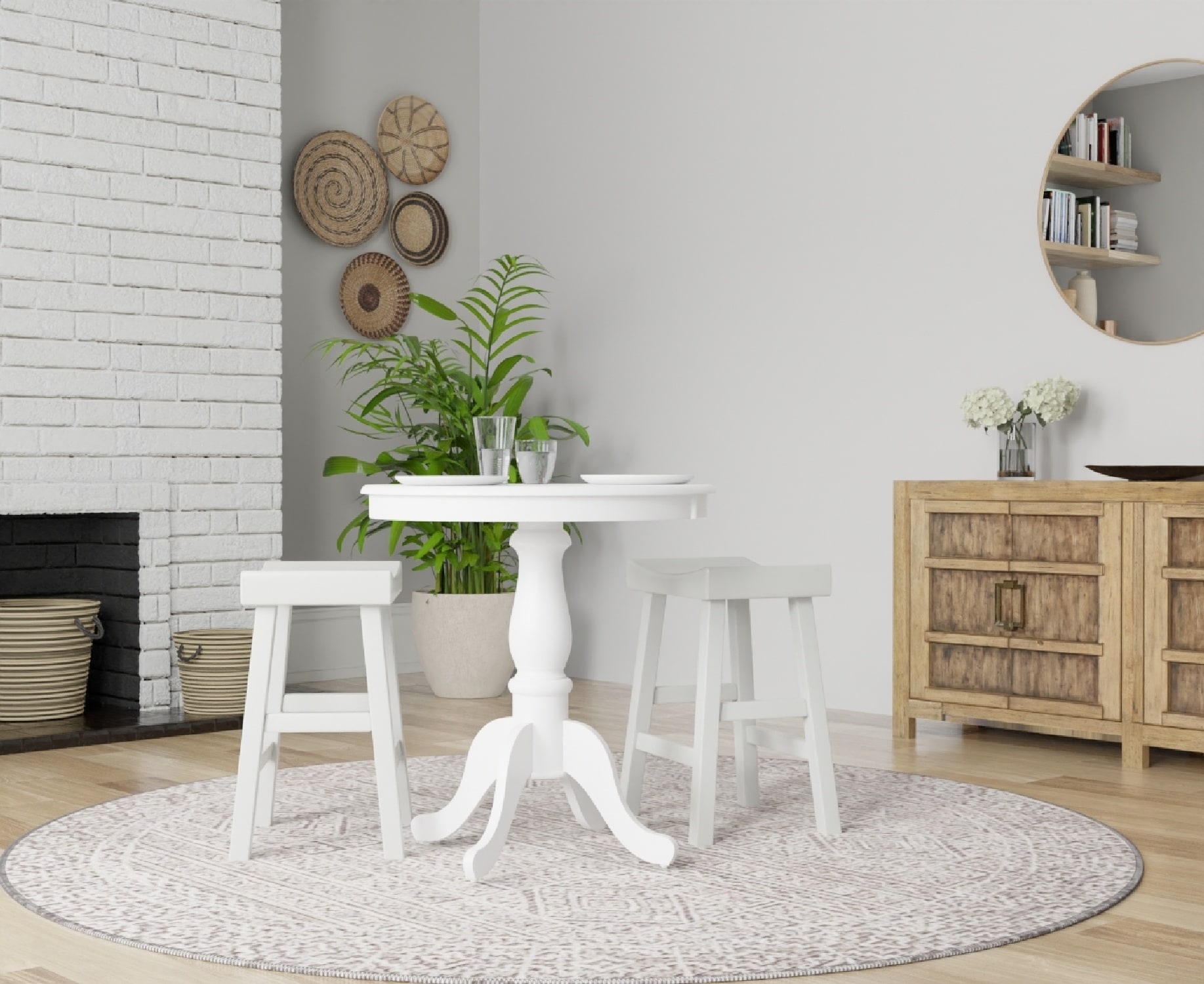Carolina Cottage 3636B-PW Dining-Tables - View #7