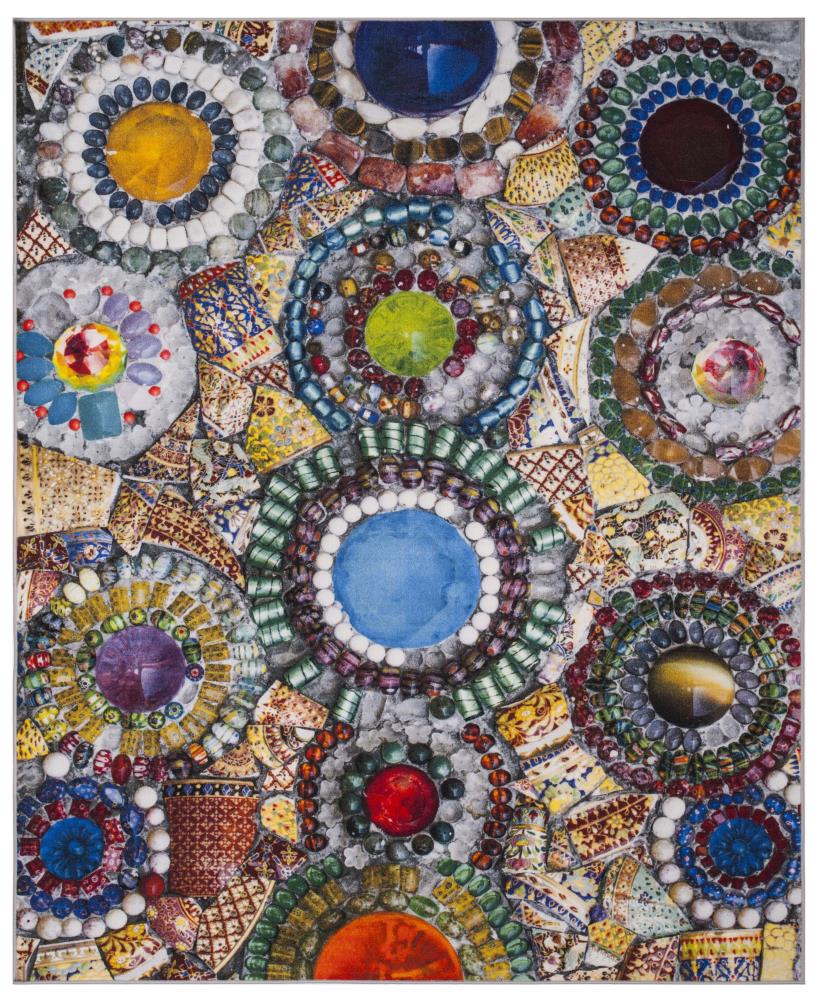 Safavieh AZT206C-8 Aztec Ayolt 8 x 10 Multicolor Abstract Global Area Rug
