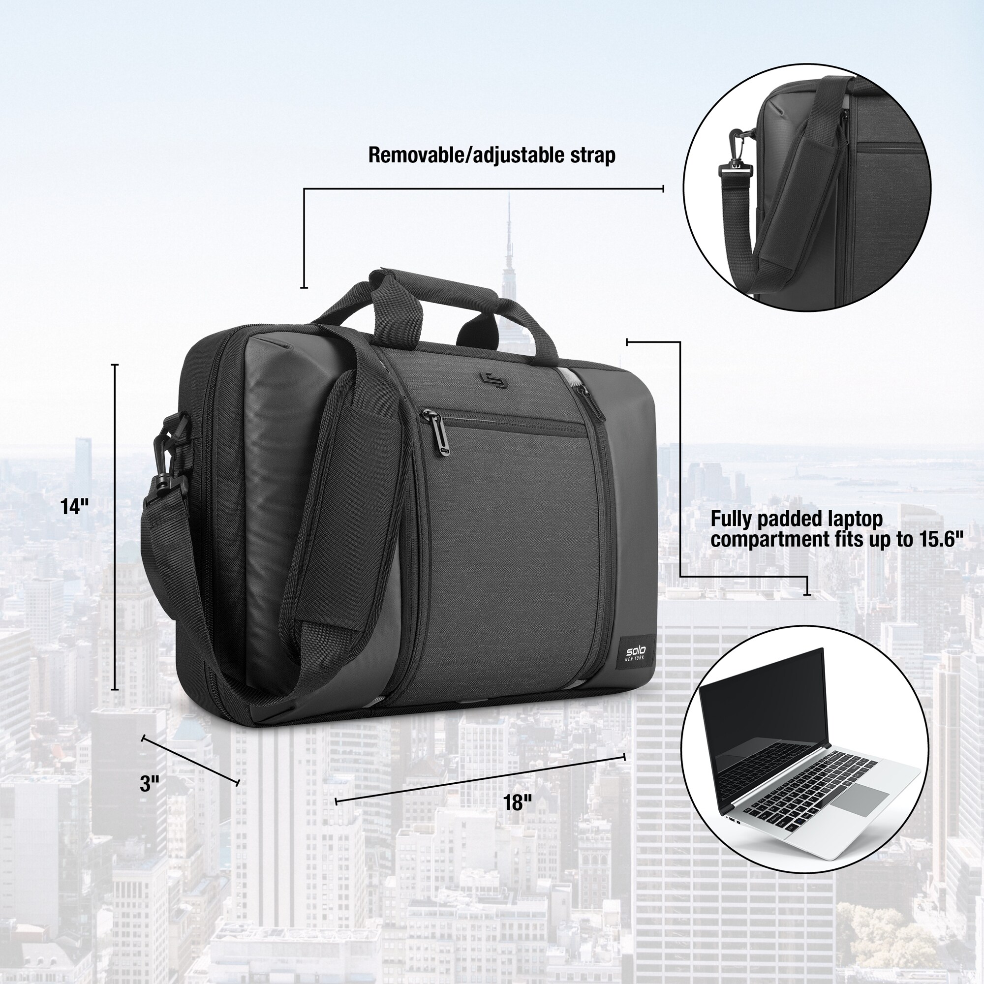black Hight 18.25  X13.50 Perfect Genius Laptop Bags, Capacity: 30 To 40  Ltr
