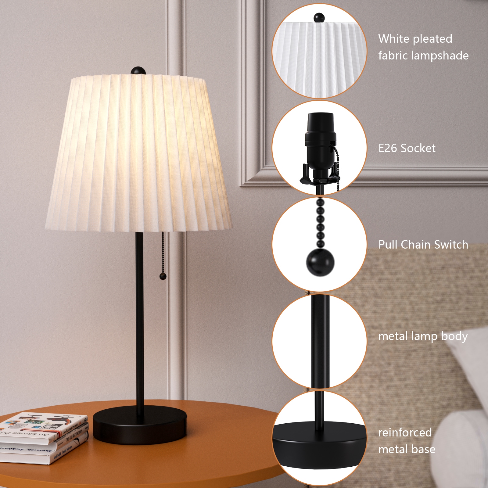 Maxax T230-BK Table-Lamps - View #6