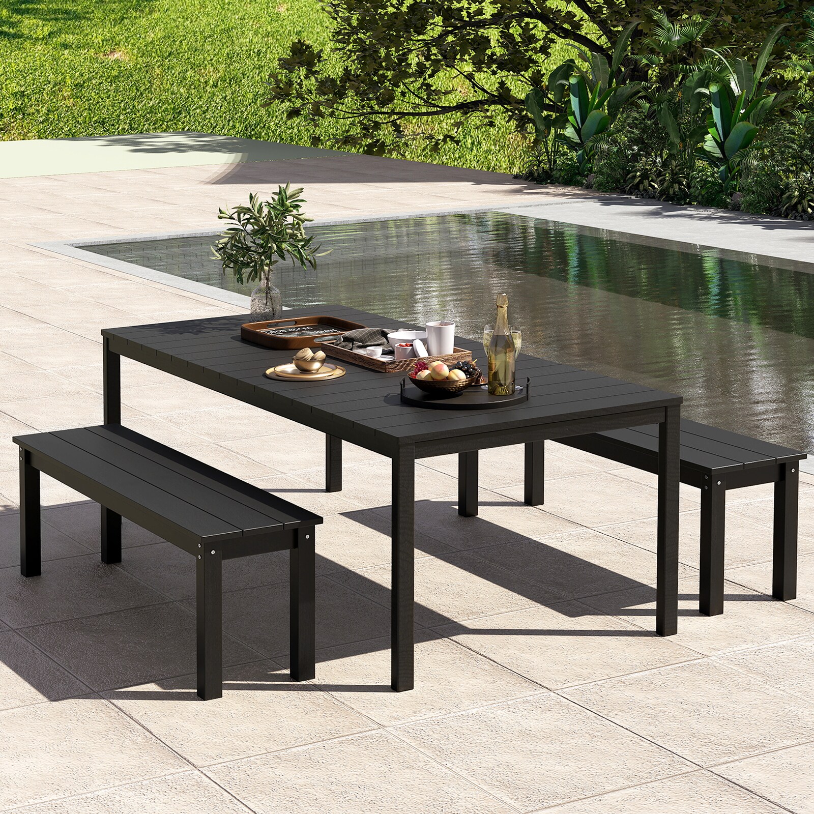 YERIVA O12457BKDH benches - View #2