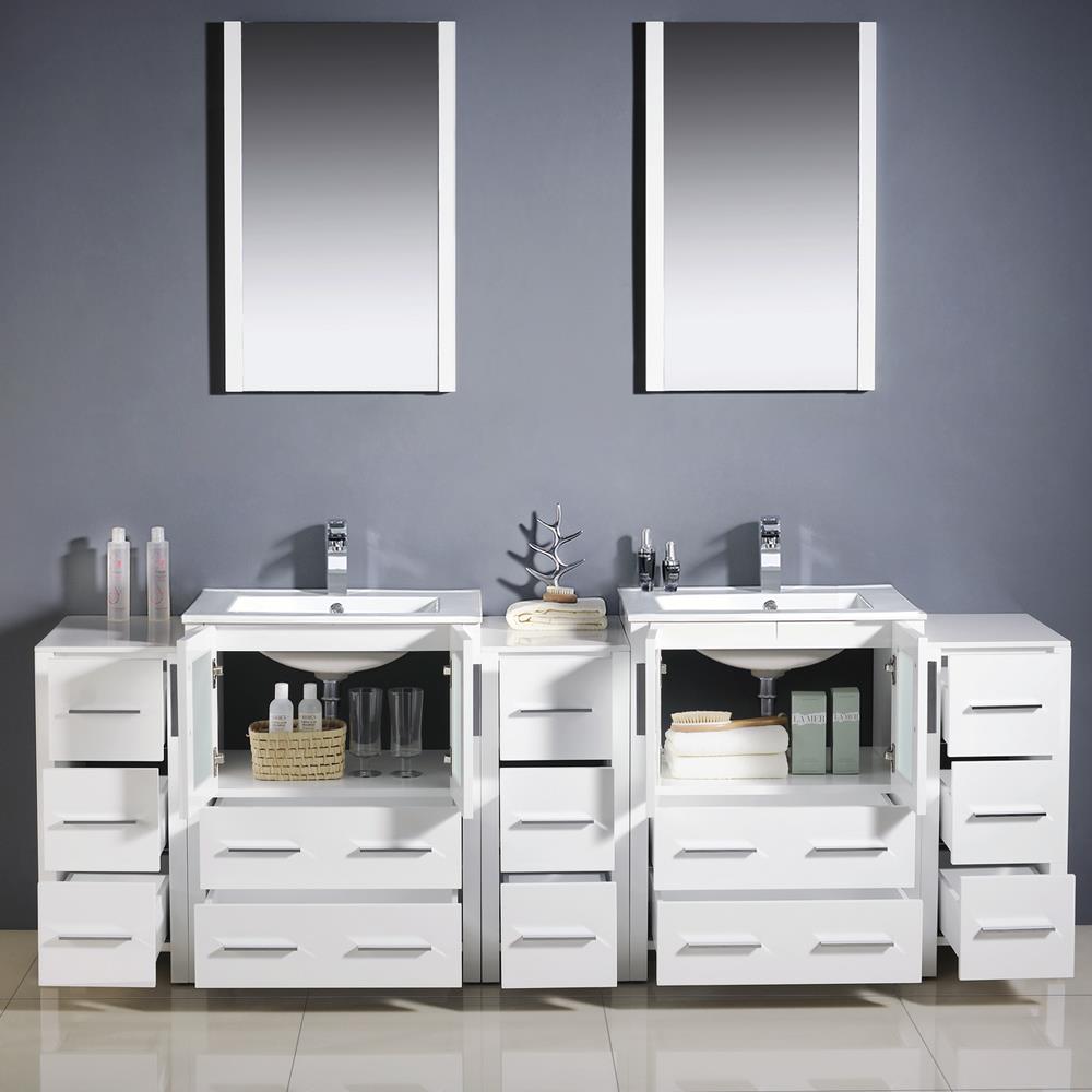 Fresca FVN62-72WH-UNS Bath-Vanity-Combo - View #5