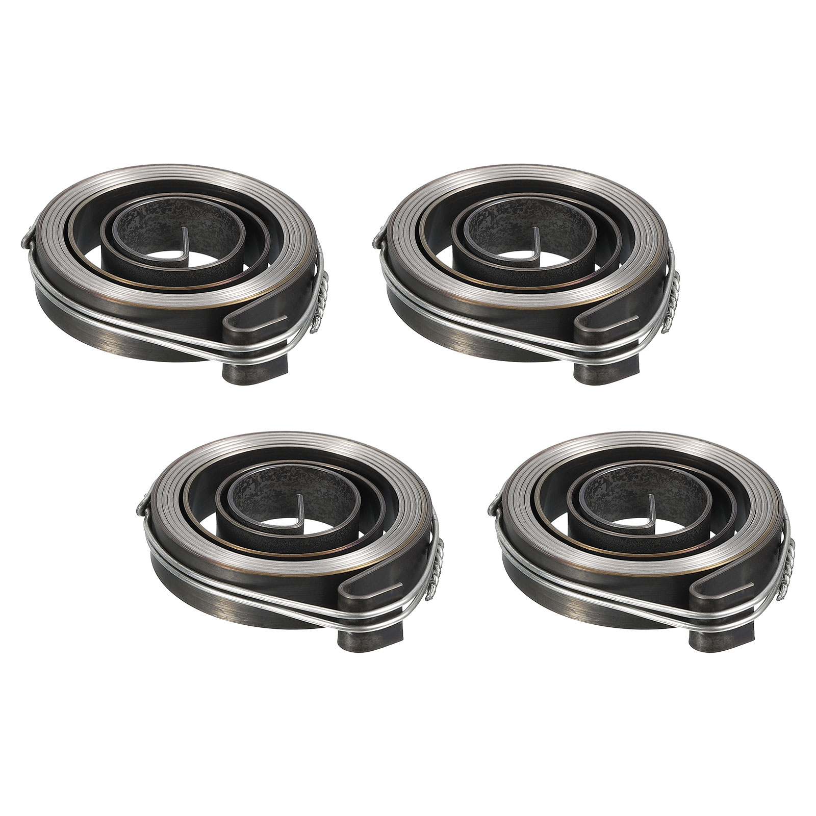 Unique Bargains Drill Press Spring Drill Press Quill Feed Return Coil Spring Assembly Spring Steel Chemical Blackening Finish 680mm Expand Long 35 x 8 x 0.8mm 4pcs #S25092500UX3554