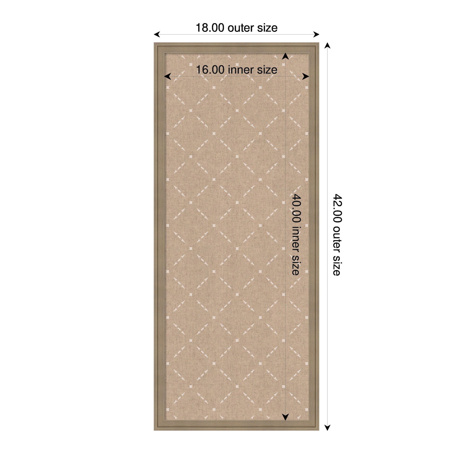 Kate and Laurel 10356989 Dry-Erase-Bulletin-Boards - View #2