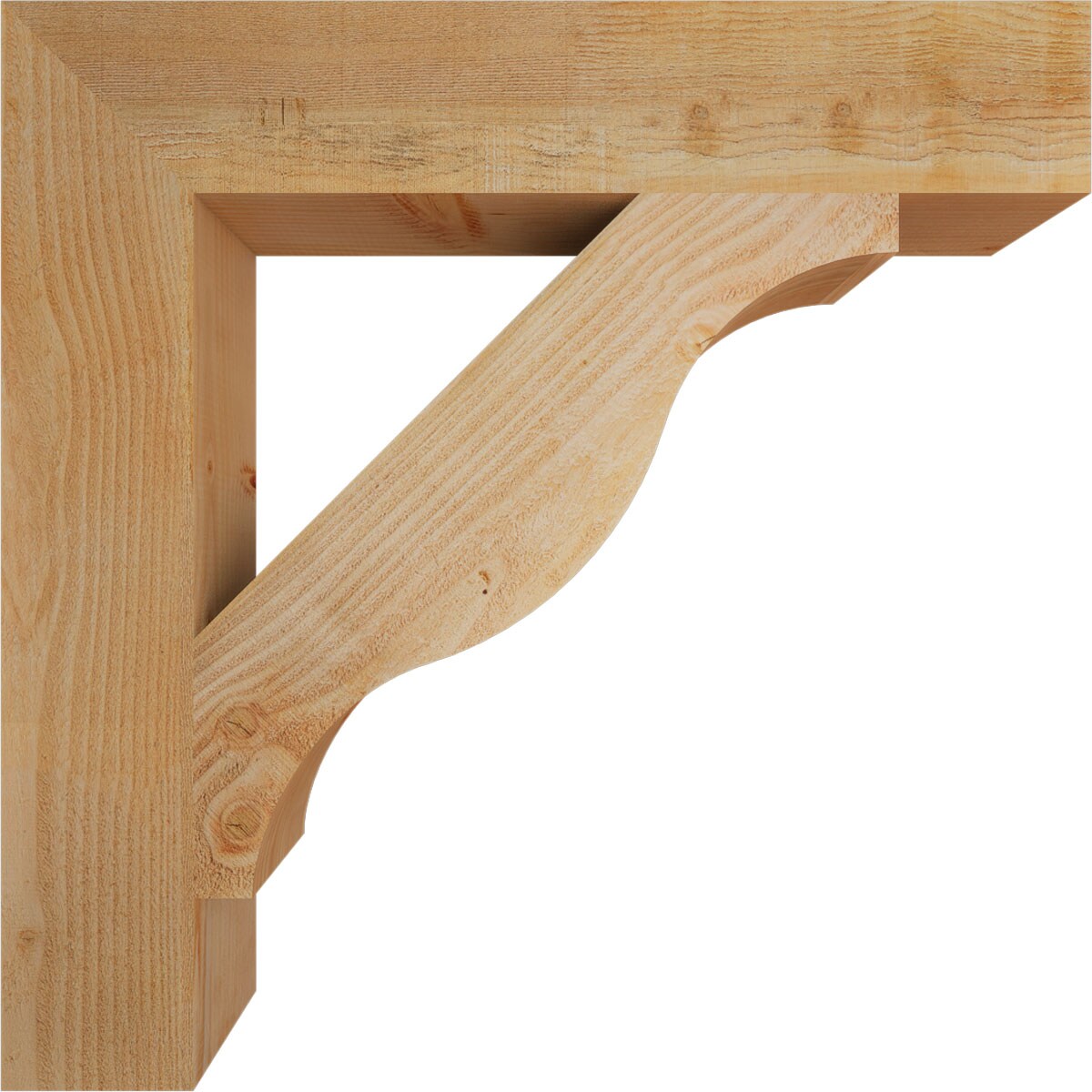Ekena Millwork BKT06X34X34FST05RDF Exterior-Brackets-Braces - View #3