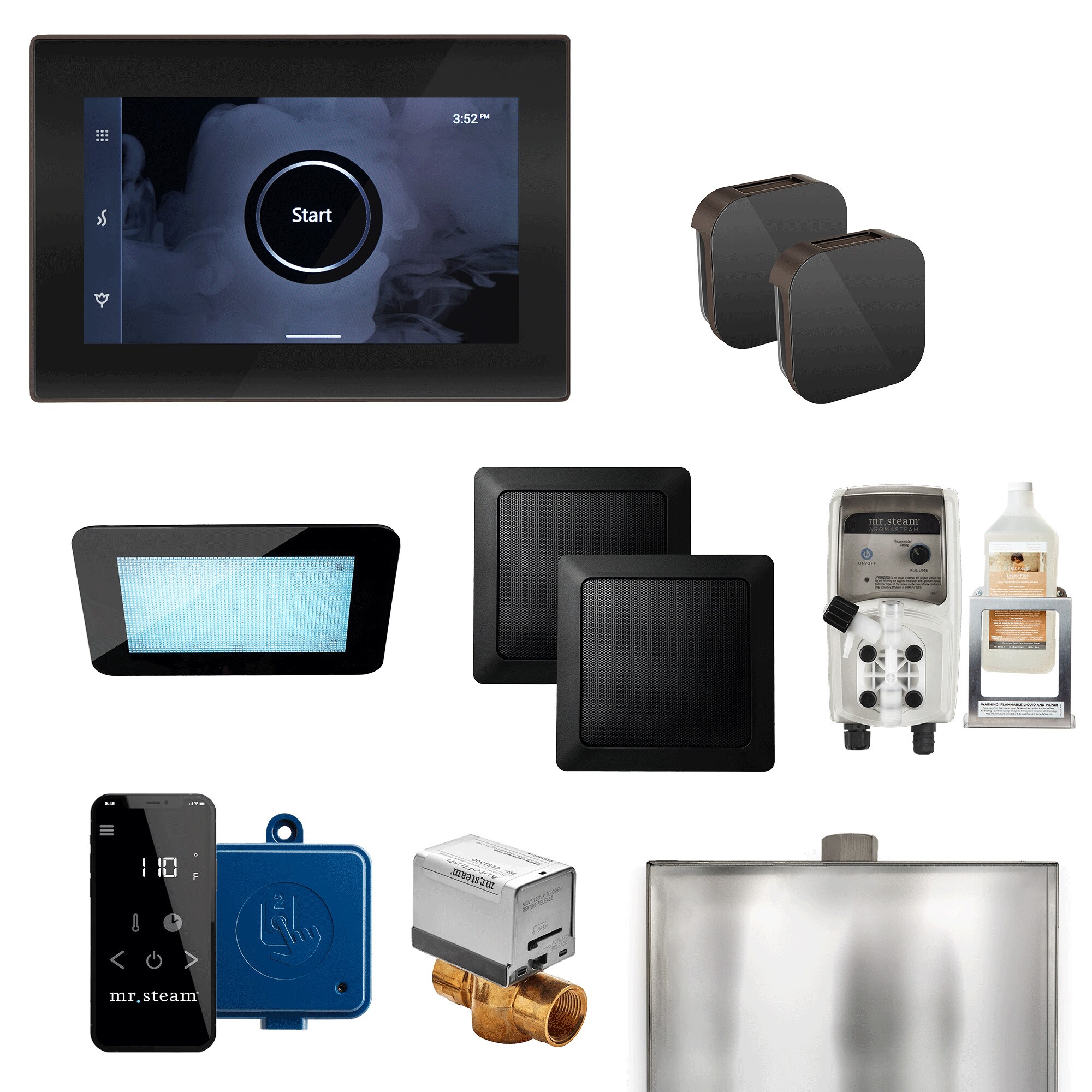 Mr. Steam XDRMBKXOB 492-watt Black Oil Rubbed Bronze Steam Generator Control Kit