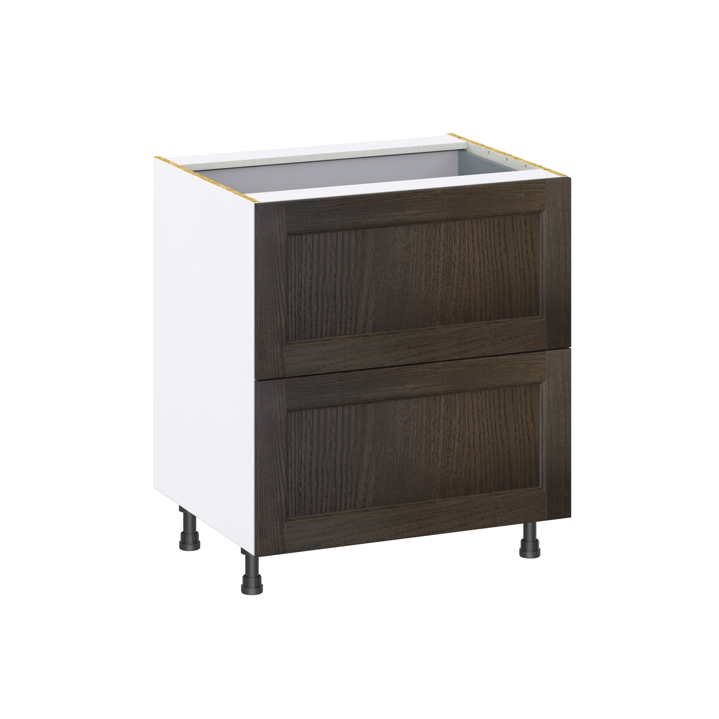 Hugo&Borg DSB2D30I1-MO Montclaire 30-in W x 34.5-in H x 24-in D Wood 3 -Drawers Drawer Base Fully assembled Cabinet (Recessed Panel Shaker)