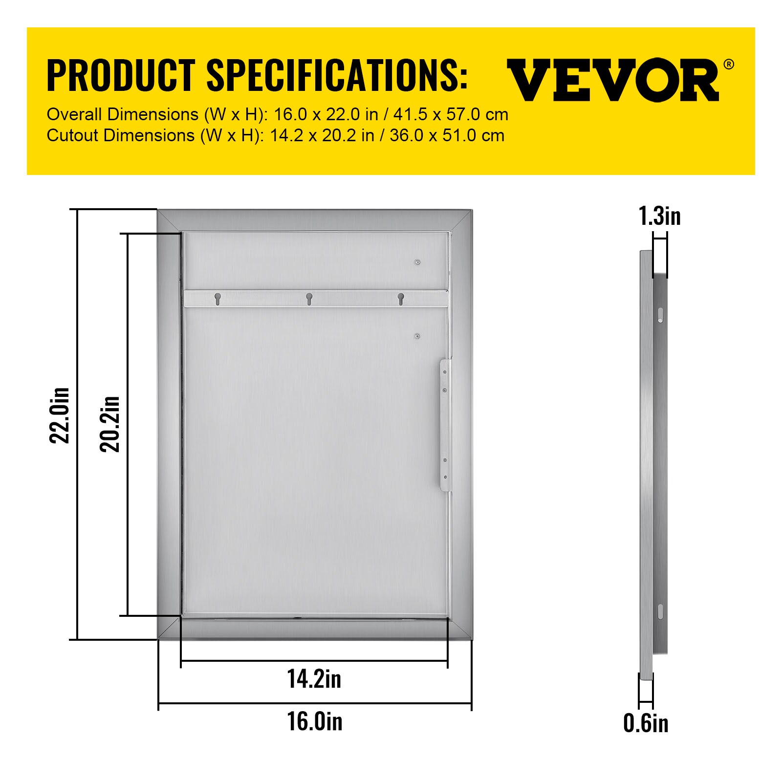 VEVOR 18YCYJJCZDKCGM001V0 Kitchen-Cabinet-Doors - View #7