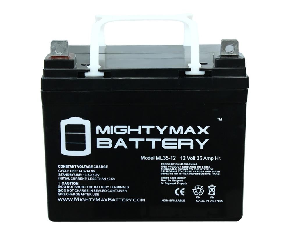 Mighty Max Battery 12V 35AH SLA John Deere Riding Mower Rechargeable Sealed Lead Acid 12350 Backup Power Batteries in the Replacement department at Lowes.com