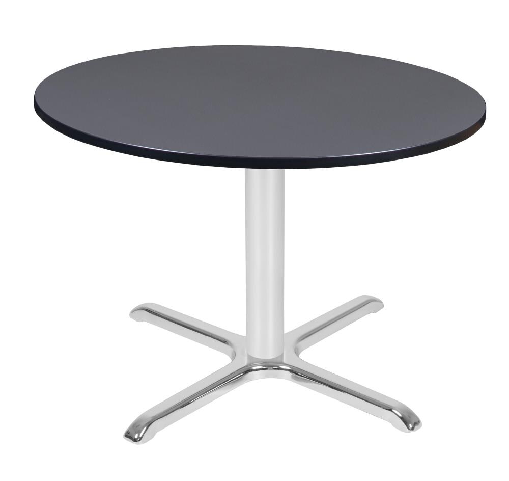 Regency TVX48RNDGYCM Breakroom Gray 4-Person Training Table (48-in W x 29-in H)