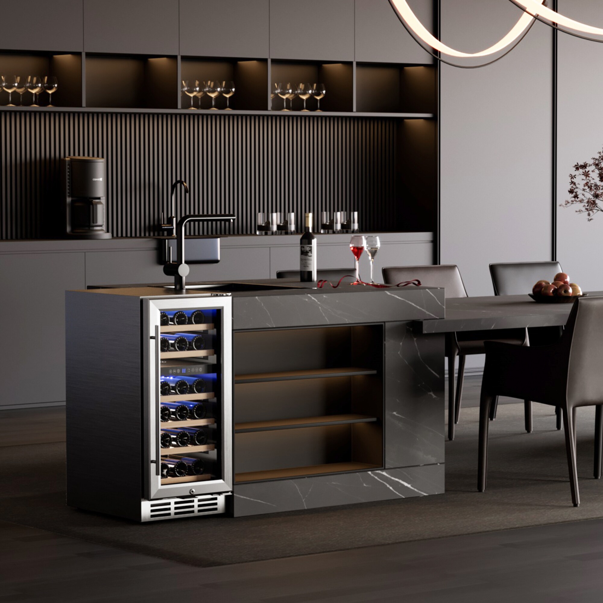 Euhomy FWC004-15SI-E-LS-SC Wine-Chillers - View #6