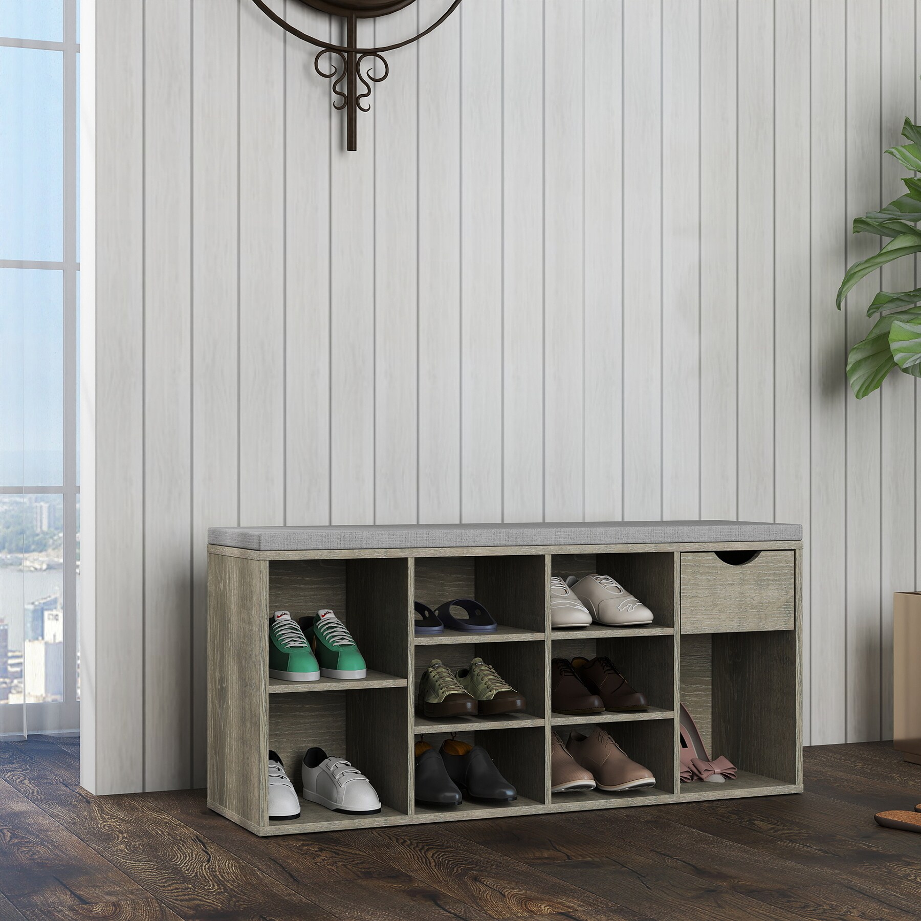 SINOFURN SYA840003BK Shoe-Racks - View #3