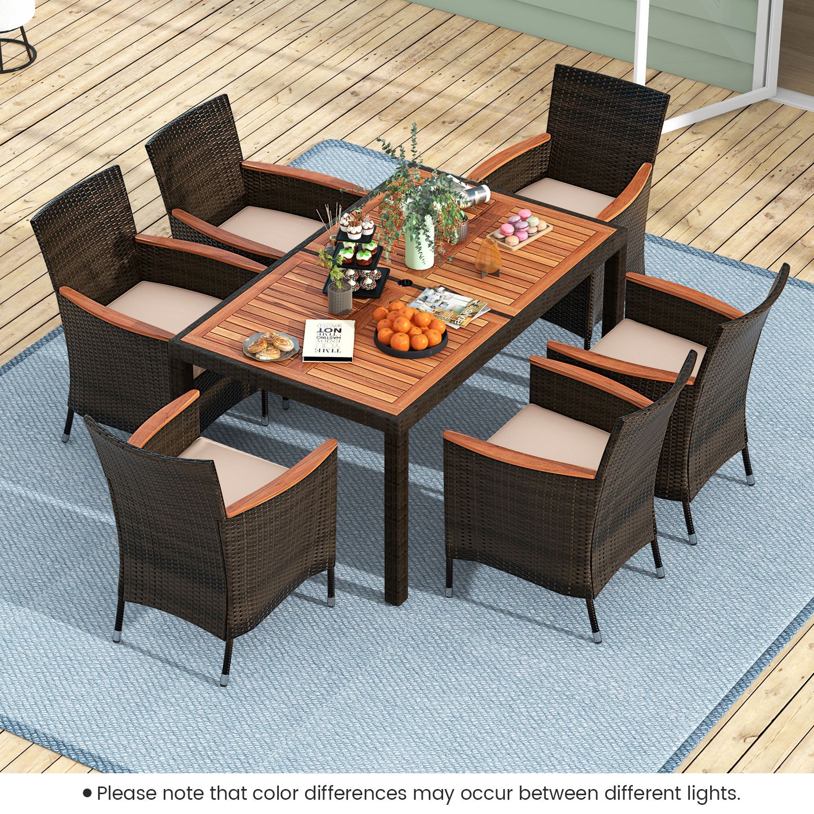 Slickblue D-CO-+42517WH Patio-Dining-Sets - View #3