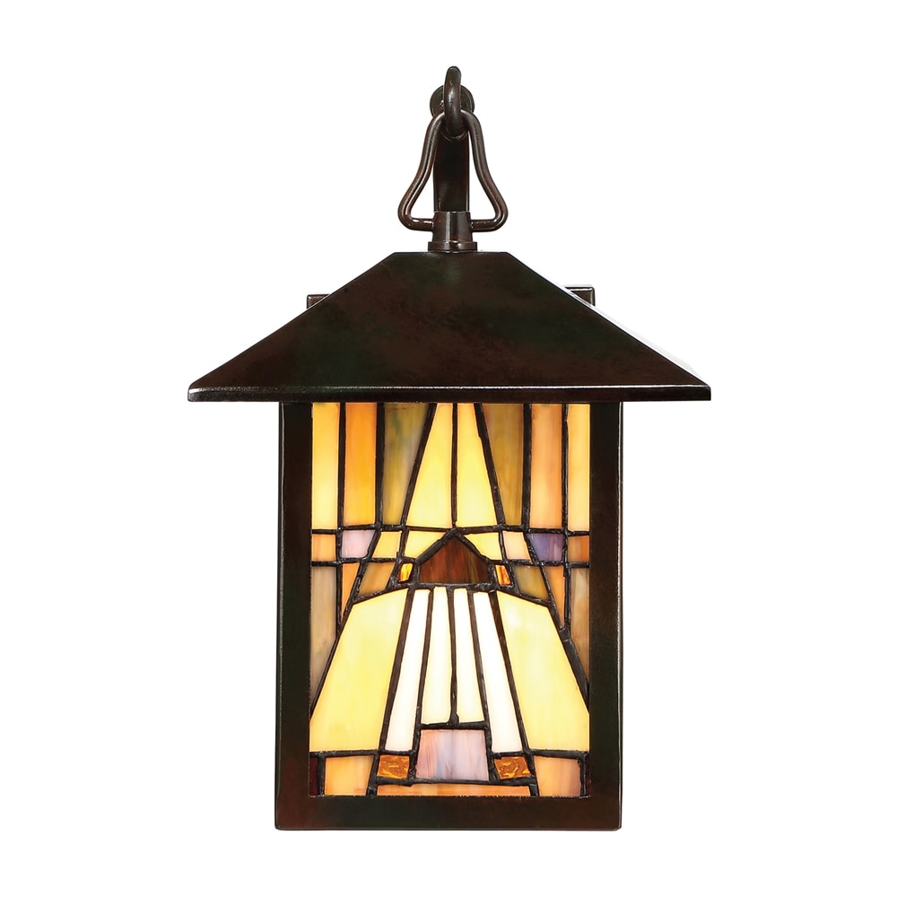 Quoizel Inglenook 1-Light 10-in Valiant Bronze Outdoor Wall Light At ...