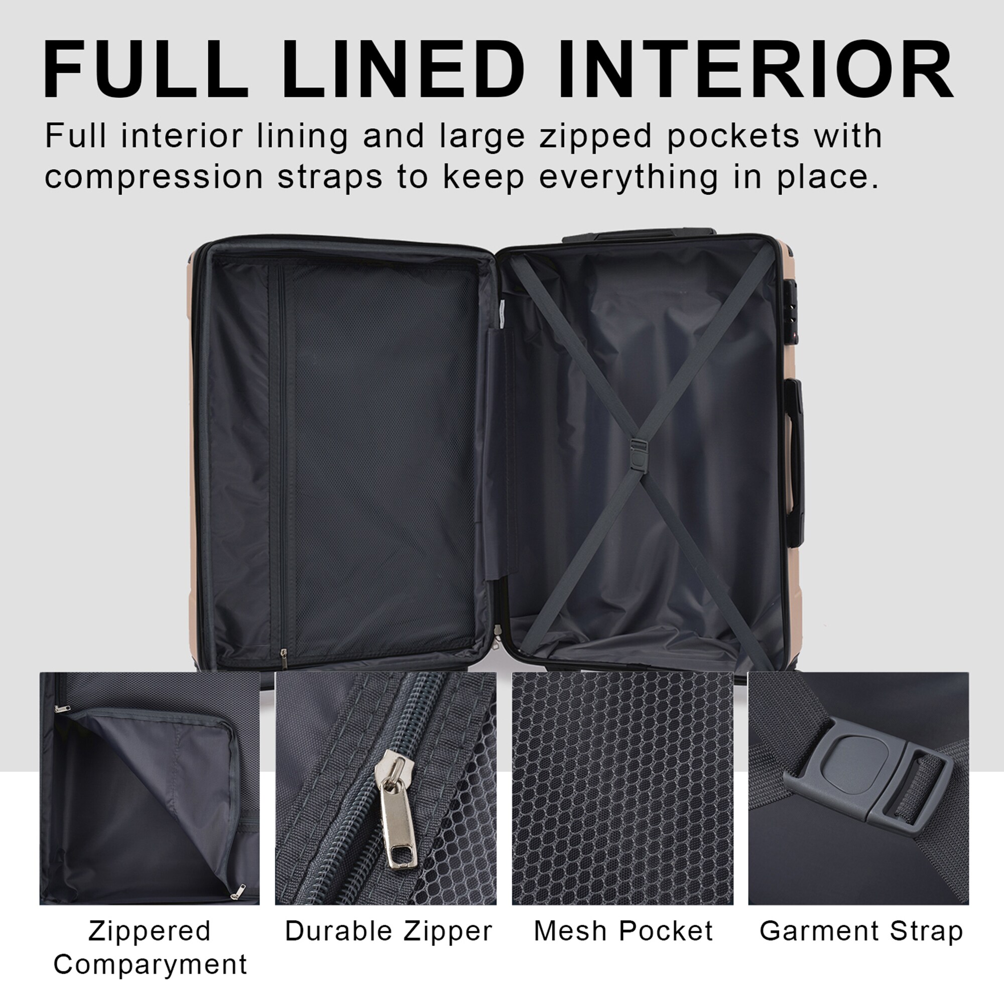 SINOFURN SYD9400008BK Luggage-And-Luggage-Sets - View #11