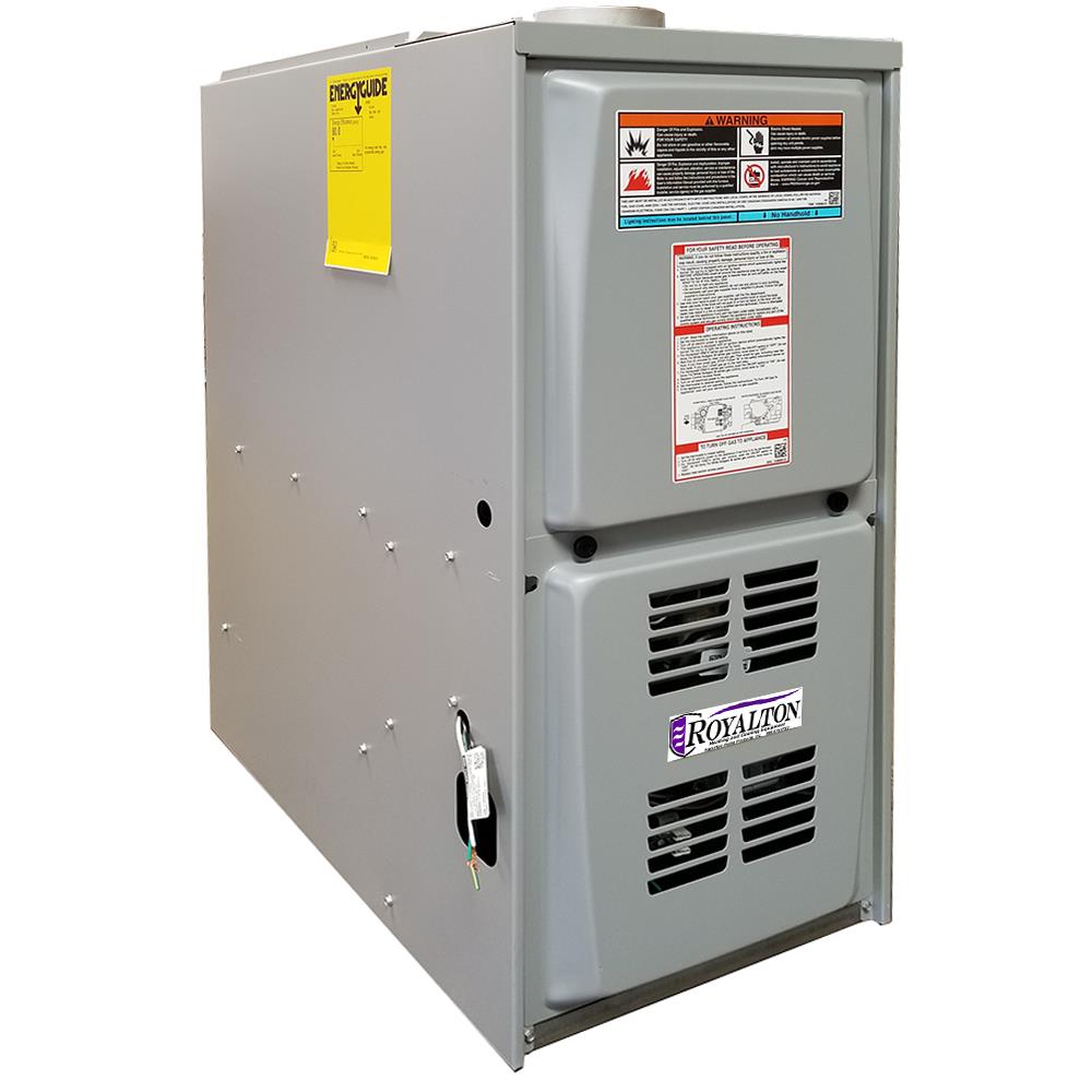 ROYALTON 80G1DF070BE12 66000-Max-BTU Input Natural Gas 80-Percentage Downflow 1-Stage Forced Air Furnace