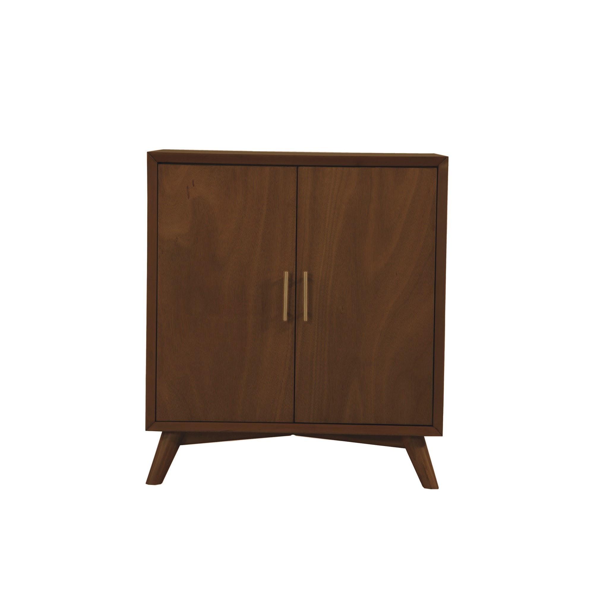 Benzara 32-in x 36-in Brown Square Bar Cabinet