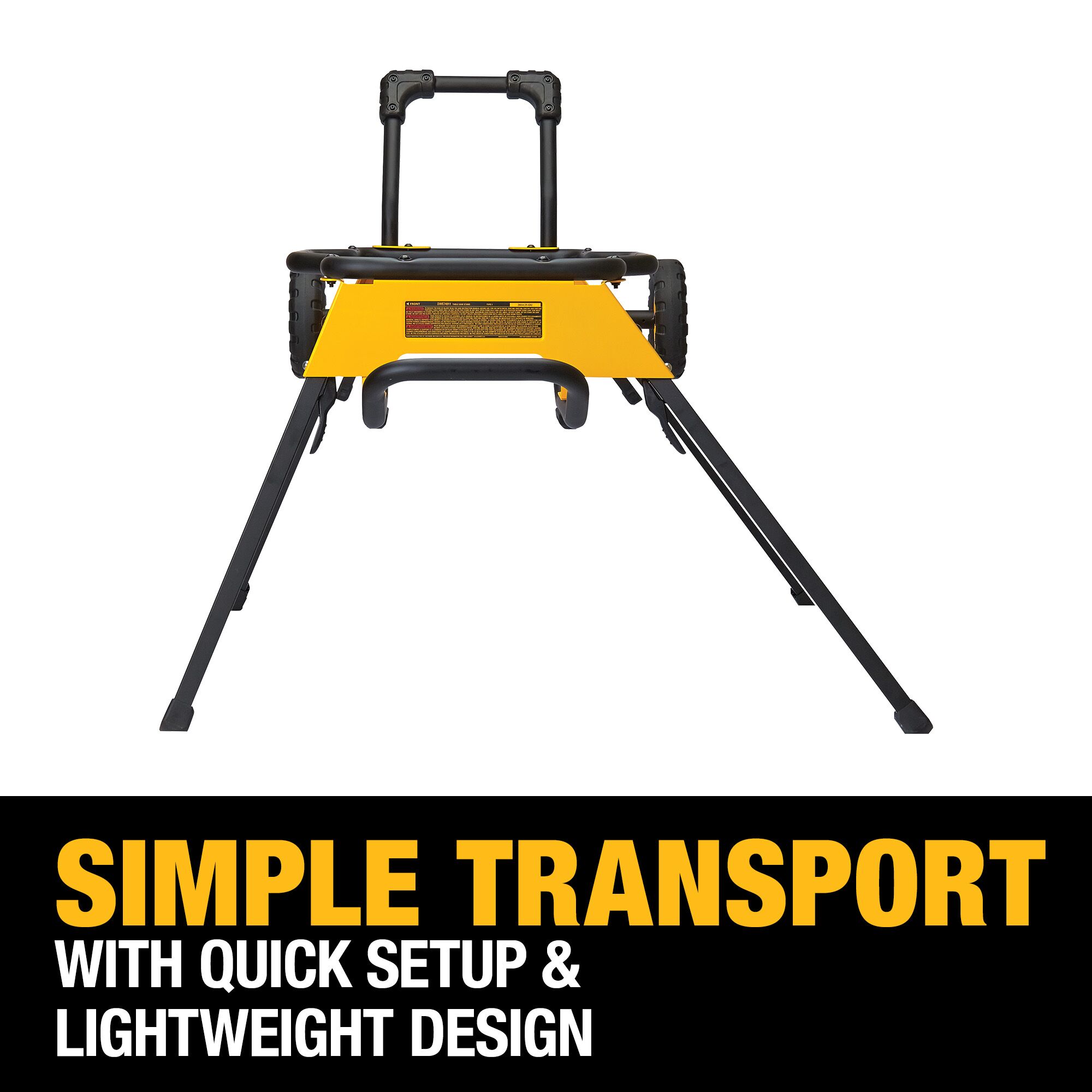 DEWALT Steel Rolling Table Saw Stand at