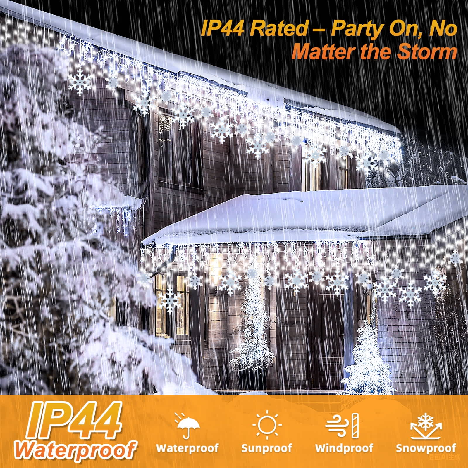 BIGHOUSE BH3003010092 Christmas-Icicle-Lights - View #8