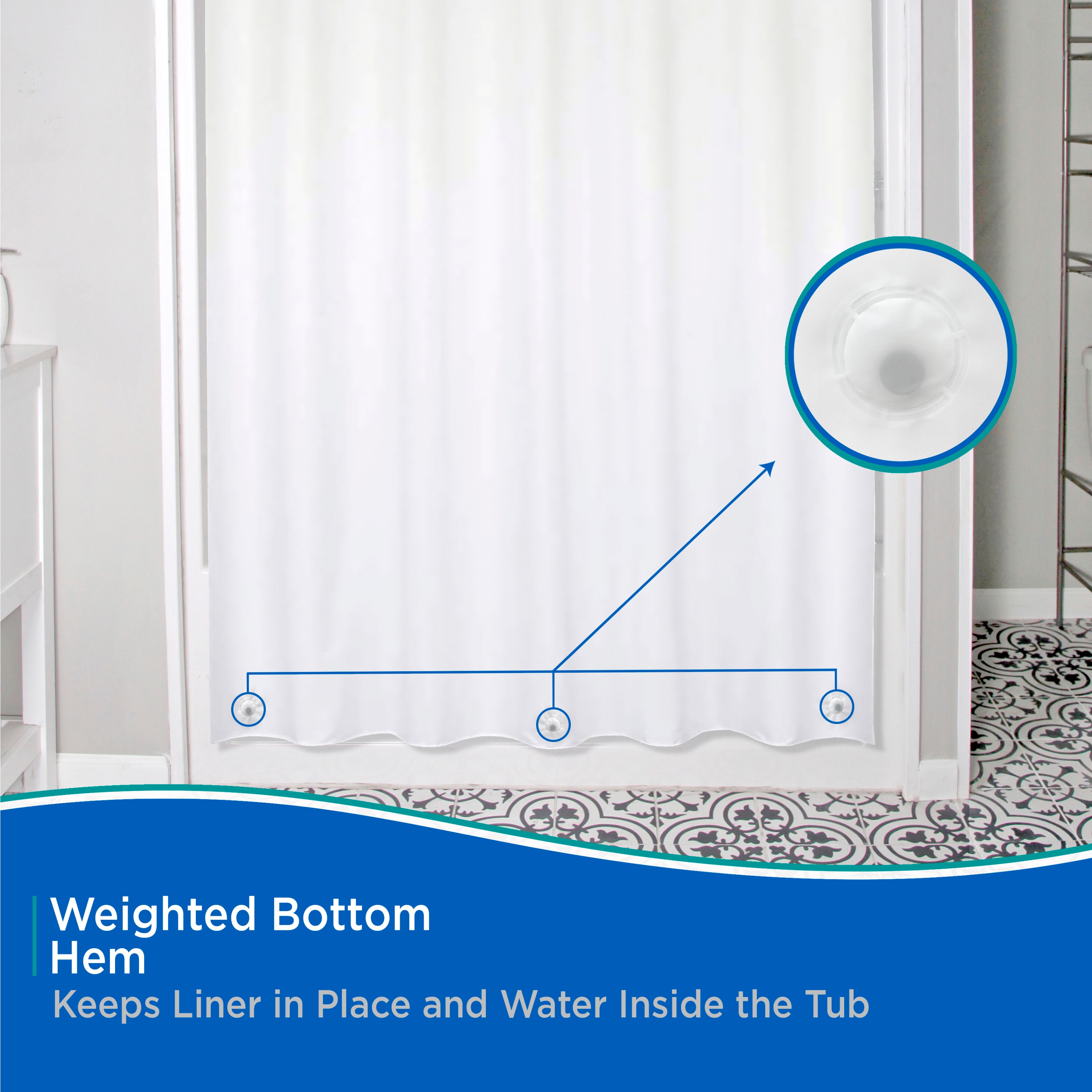 Kenney KN61430V1PK2 Shower-Curtains-Liners - View #6