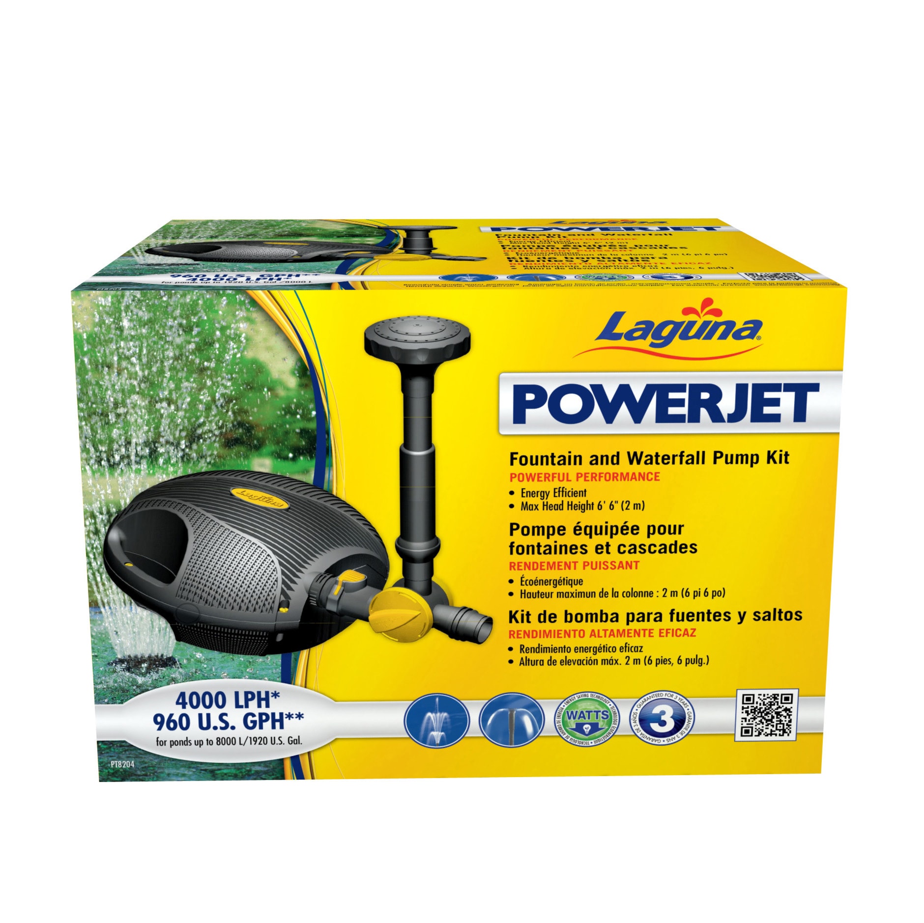 Laguna 960 -GPH Submersible Corded Electric Waterfall Pump #PT8204
