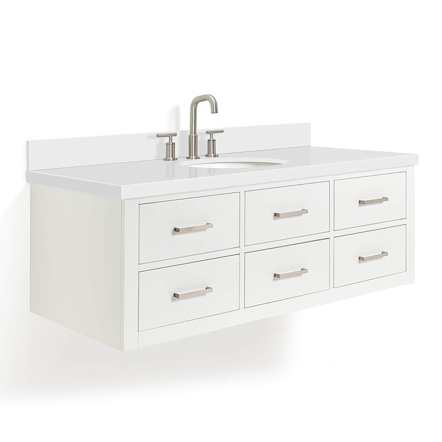 ARIEL W055SWQOVOWHT Bath-Vanity-Combo - View #3