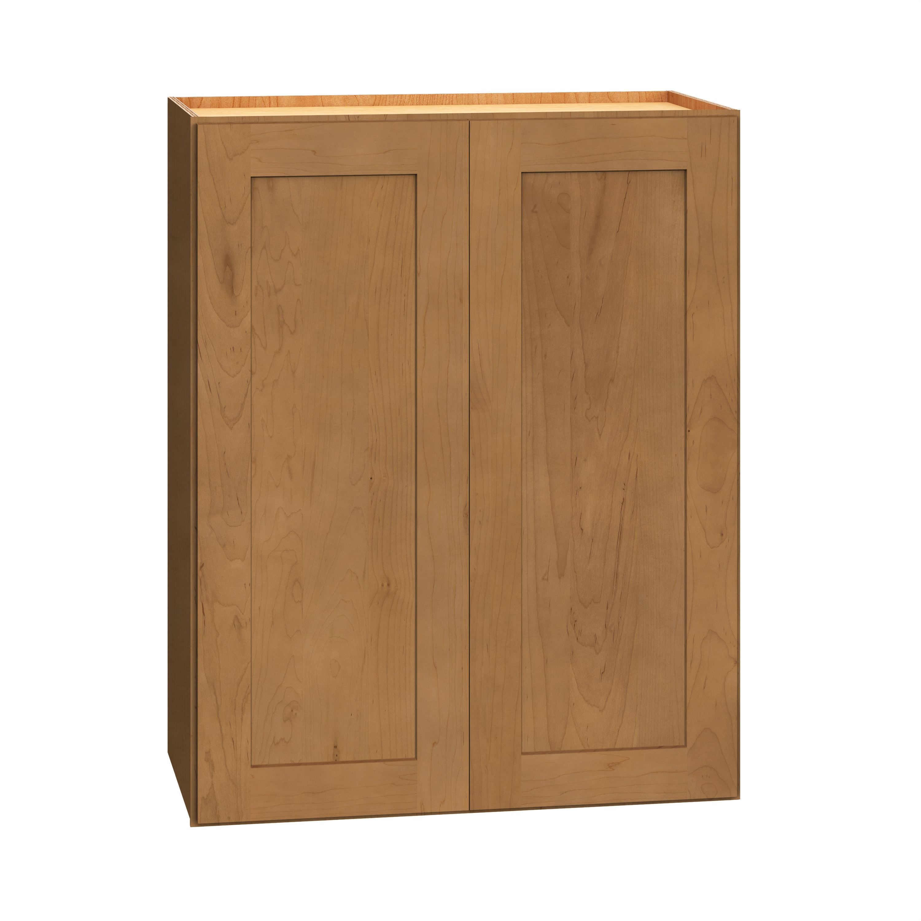 Diamond Express 62L-W2430 Jamestown 24-in W x 30-in H x 12-in D Sahara Brown Wall Fully assembled Plywood Cabinet Recessed Panel Shaker