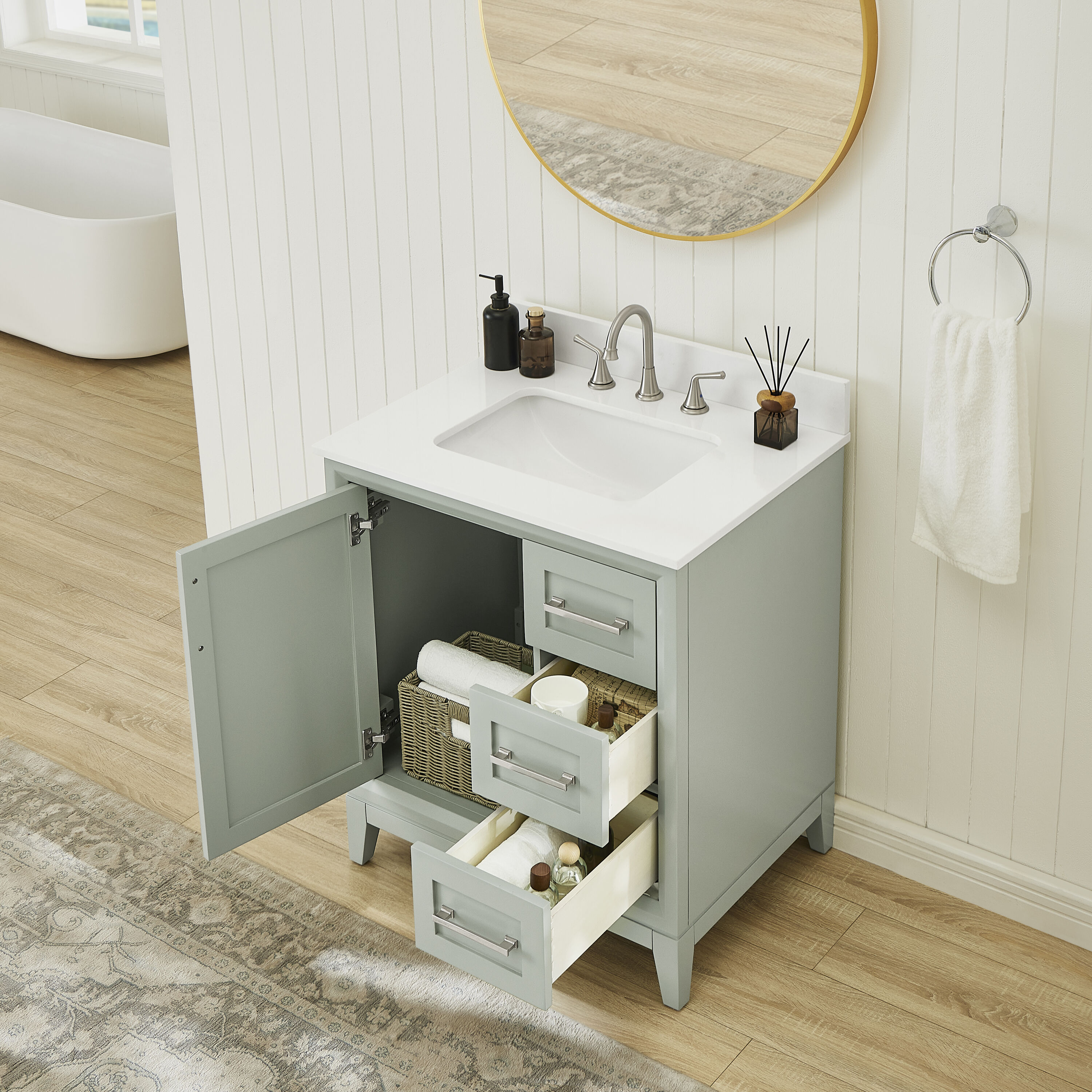 Runfine RF110461 Bath-Vanity-Combo - View #3