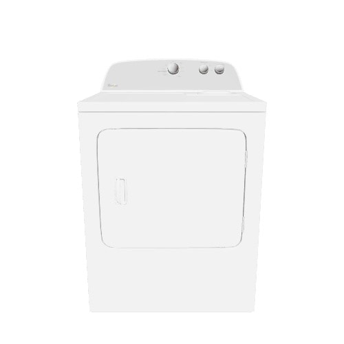 Whirlpool Natural Gas Dryer (WGD4815EW) - White Whirlpool Natural Gas Dryer (WGD4815EW) - White