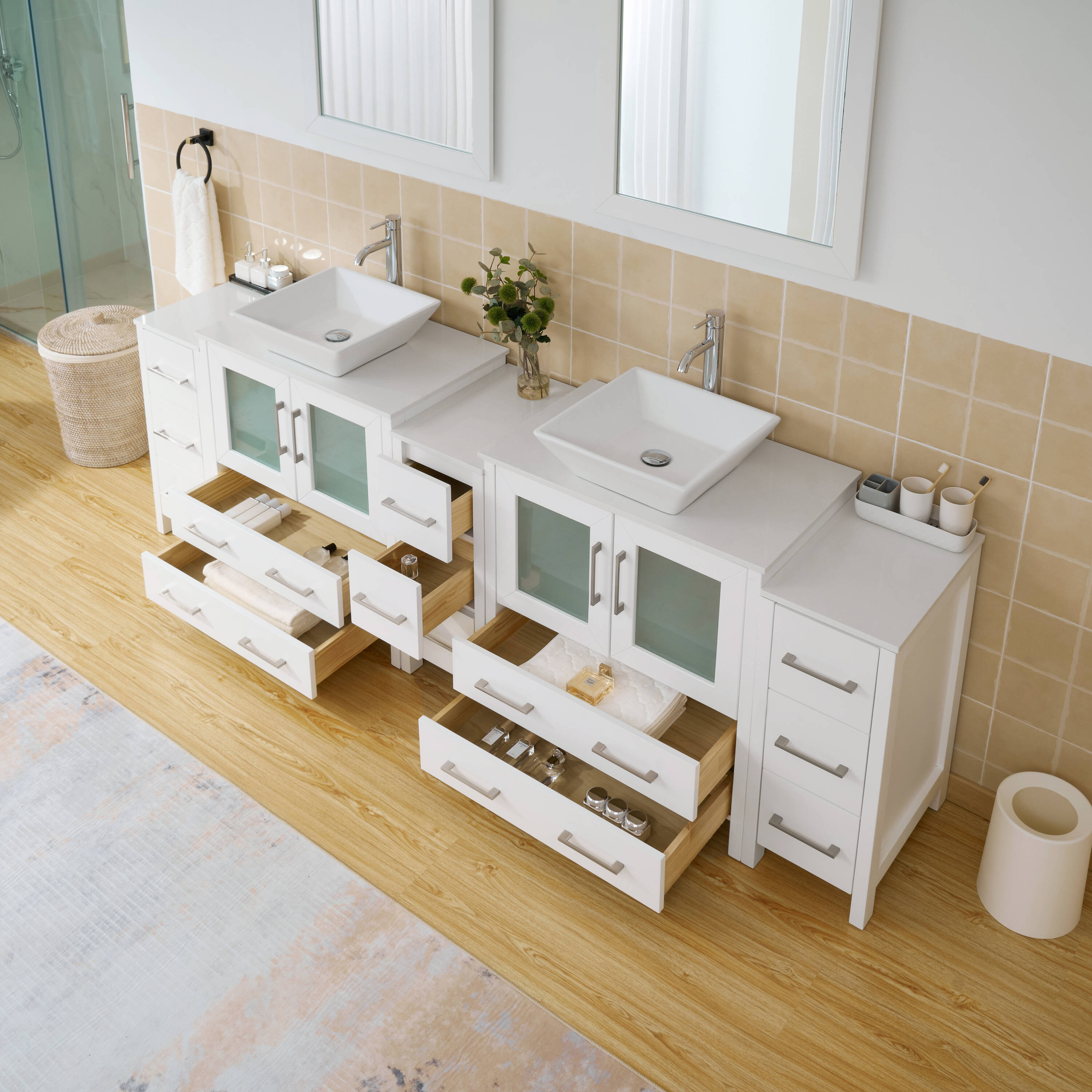Vanity Art VA3130-96W Bath-Vanity-Combo - View #10
