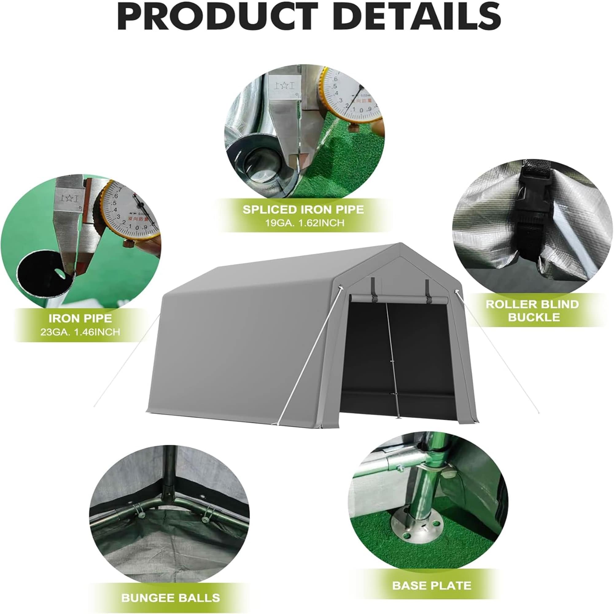 Qeetex LSHQQPAU-0JZSAFDZ Carport-Covers - View #6