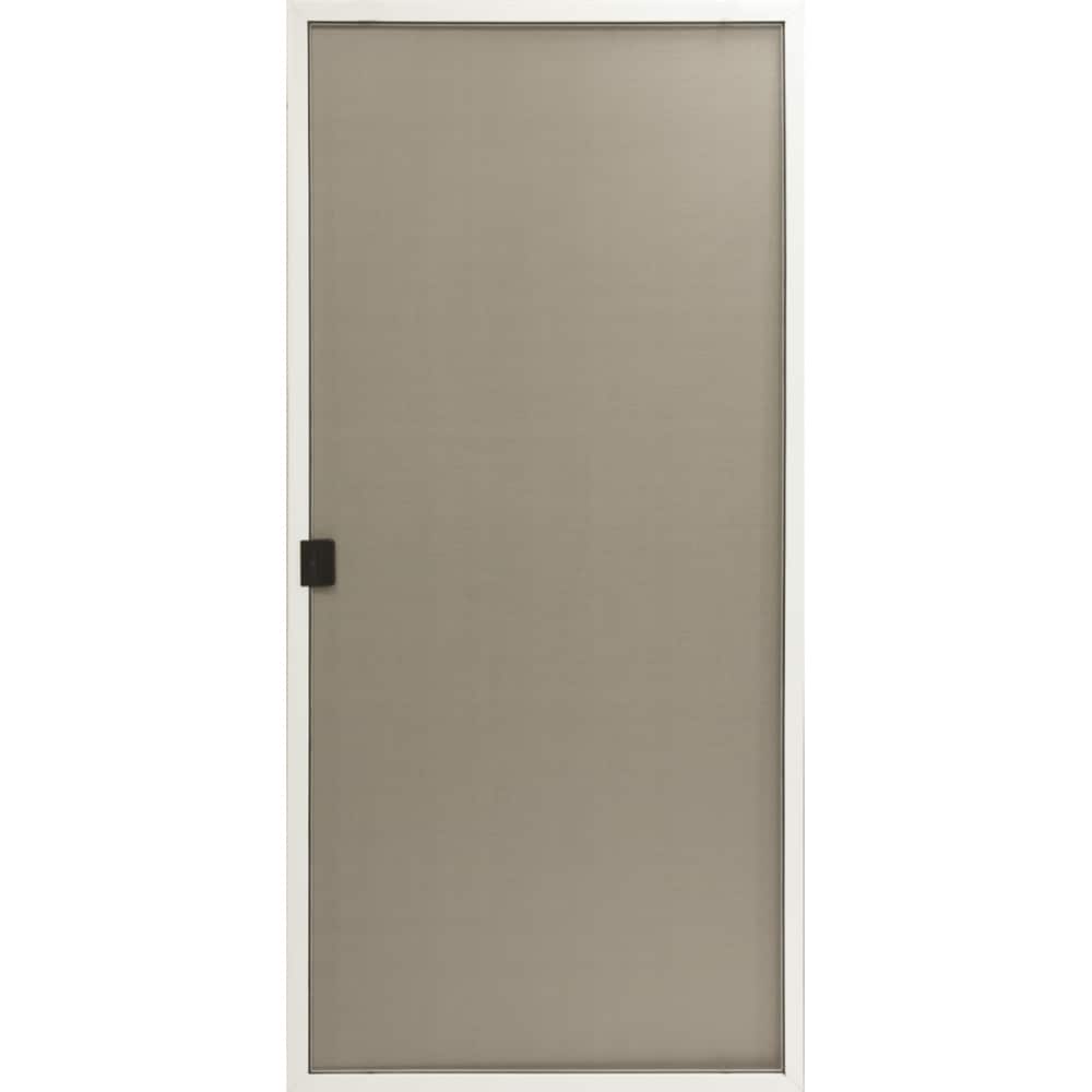 60-in x 80-in White Aluminum Sliding Patio Screen Door | - JELD-WEN 953792