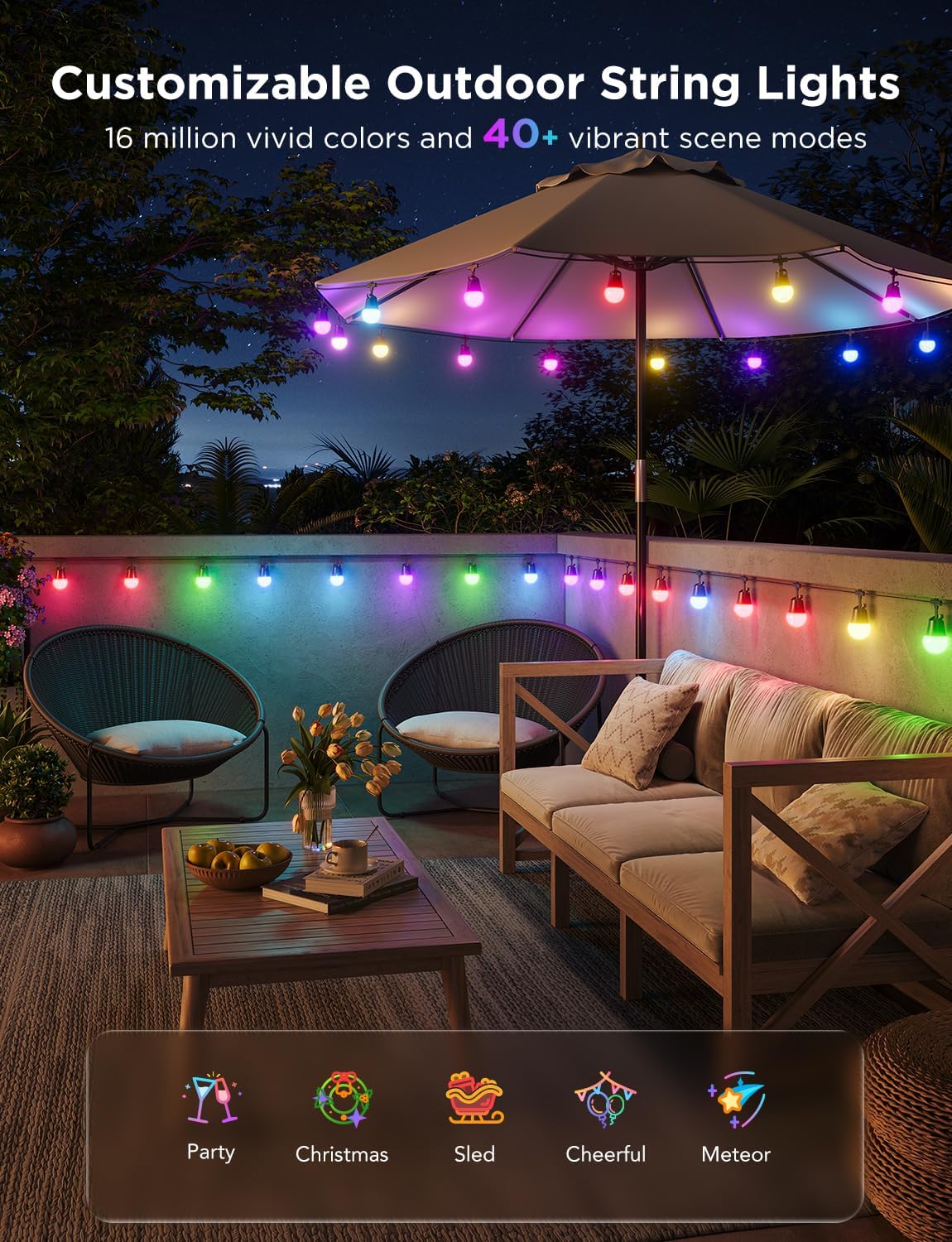 Afoxsos LAF0121L05 Patio-String-Lights - View #3